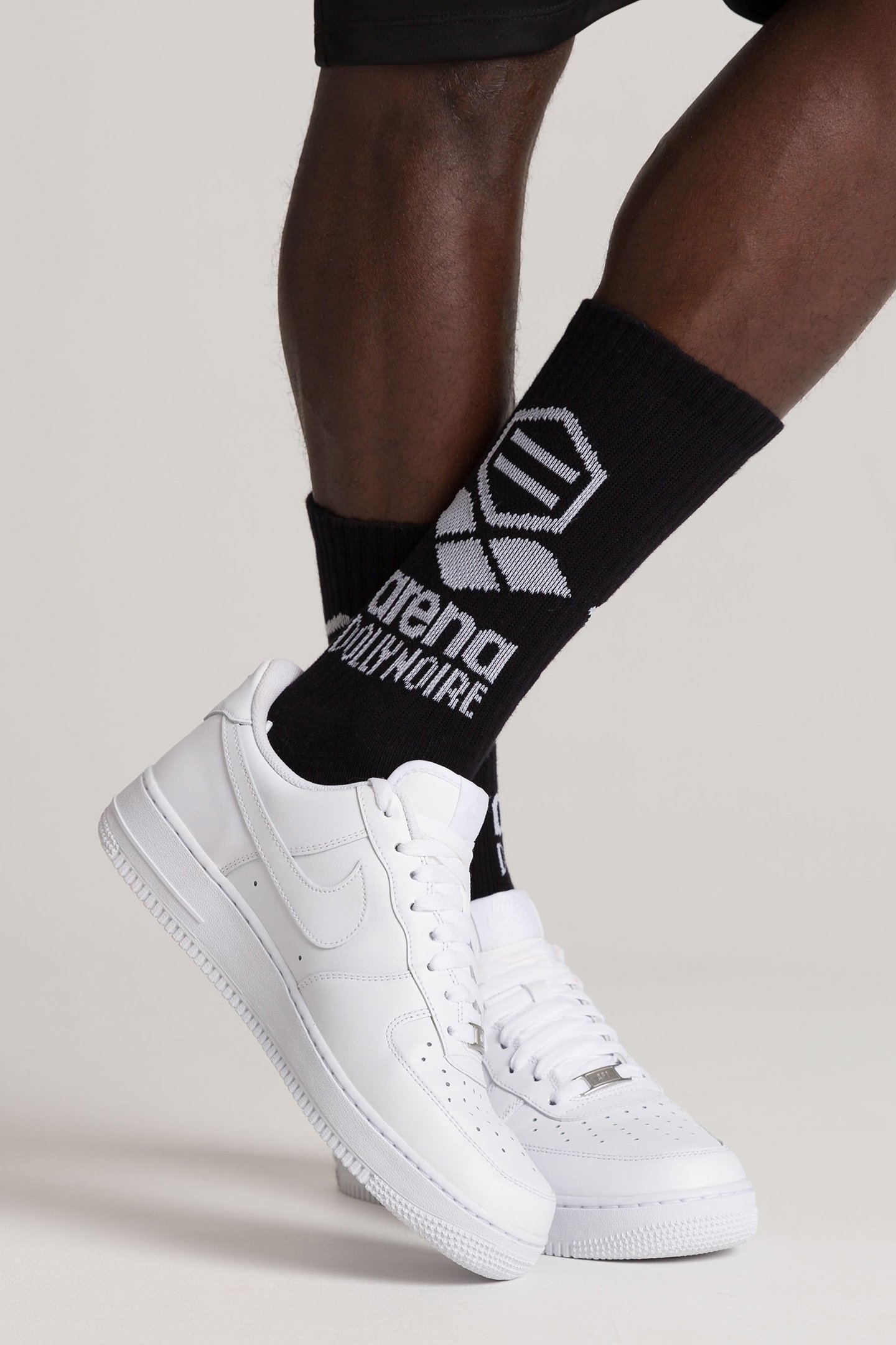 ARENA/DOLLY NOIRE SOCKS BLACK-WHITE 2