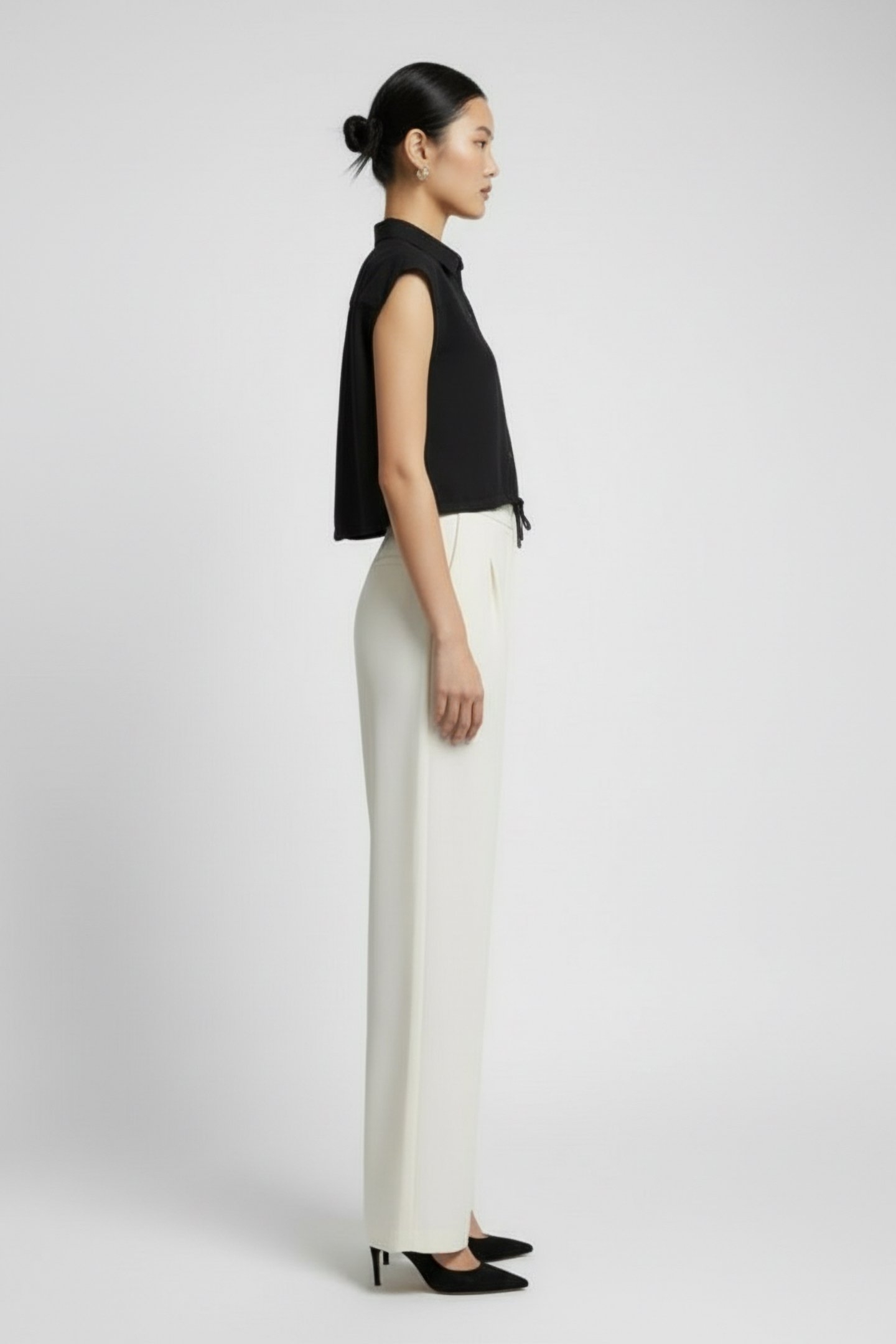 FLORA BLOUSE BLACK 3