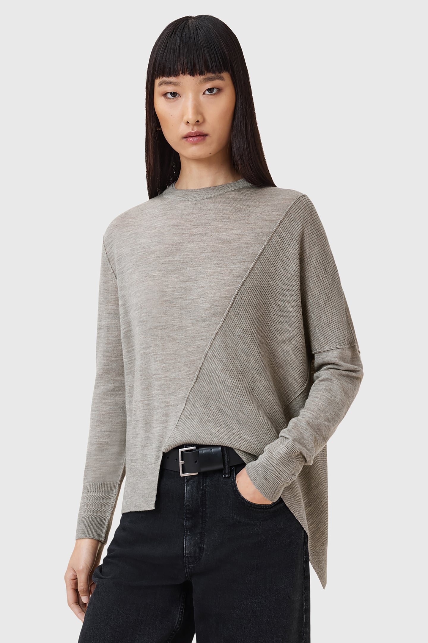 ISLA JUMPER SAND GREY 4