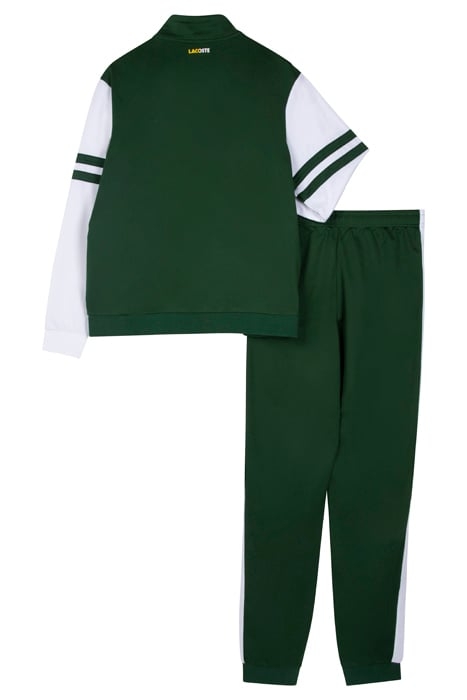 CHILDREN TRACKSUIT GREEN/WHITE 2