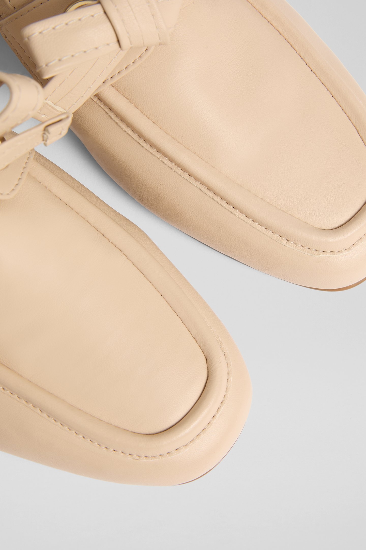 FL MAUDE EYELET BOW LOAFR CREAM 4