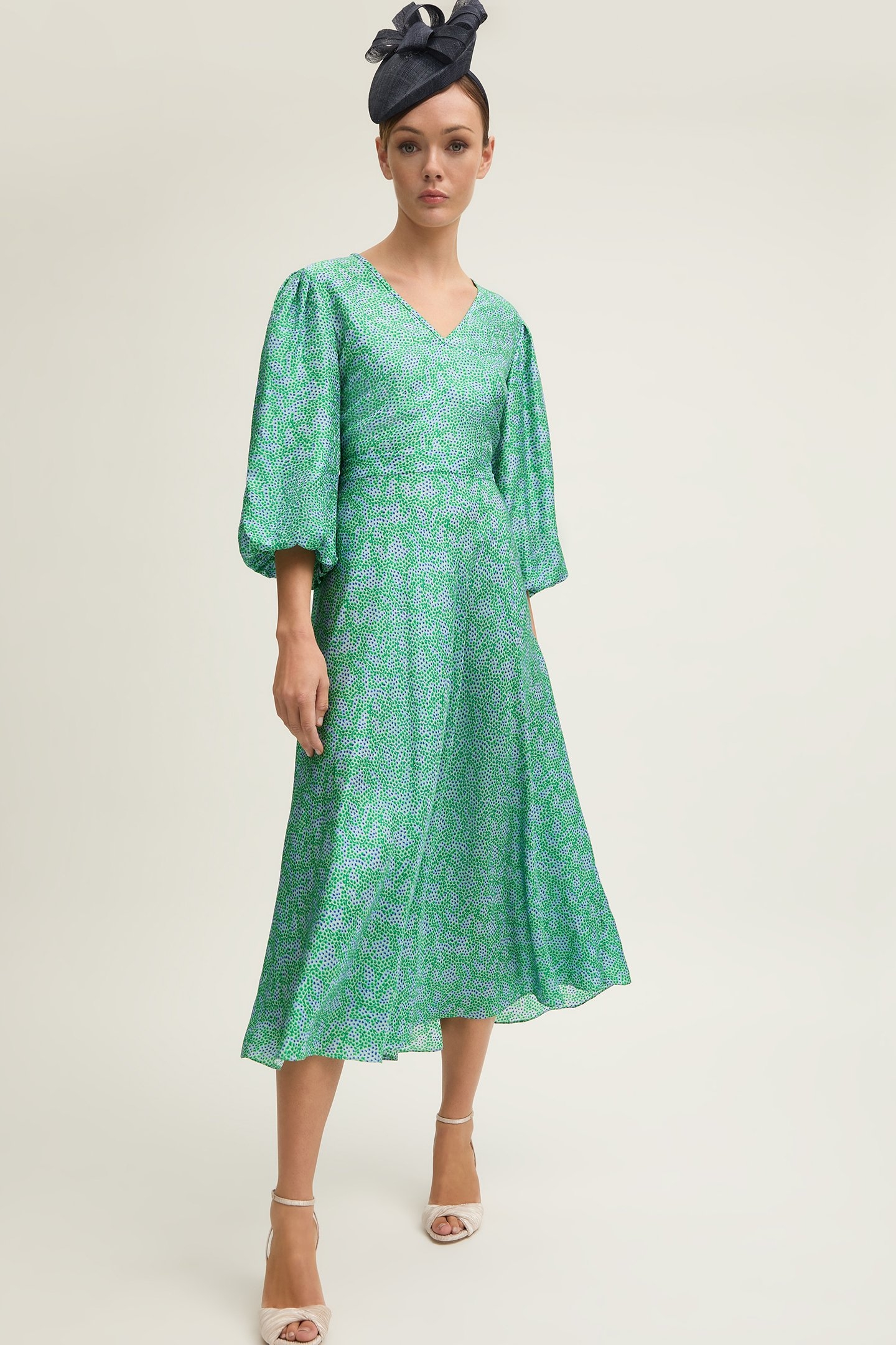 DR LOLA BLOSSOM DRESS GREEN 1