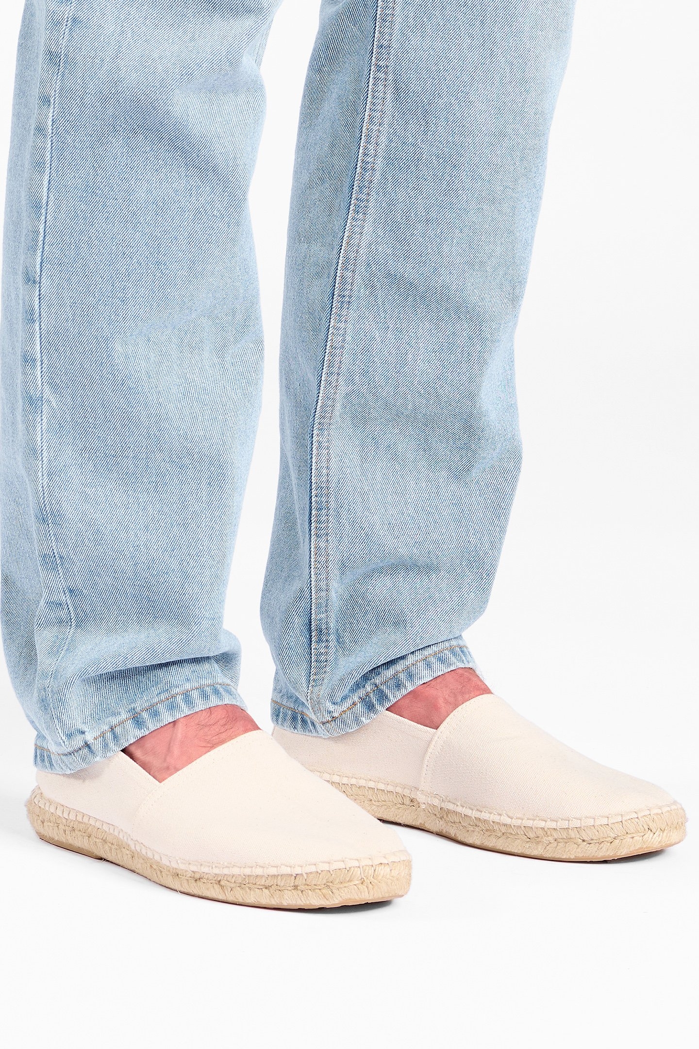 NO LABEL X ABARCA COTTON ESPADRILLES OFF WHITE 2