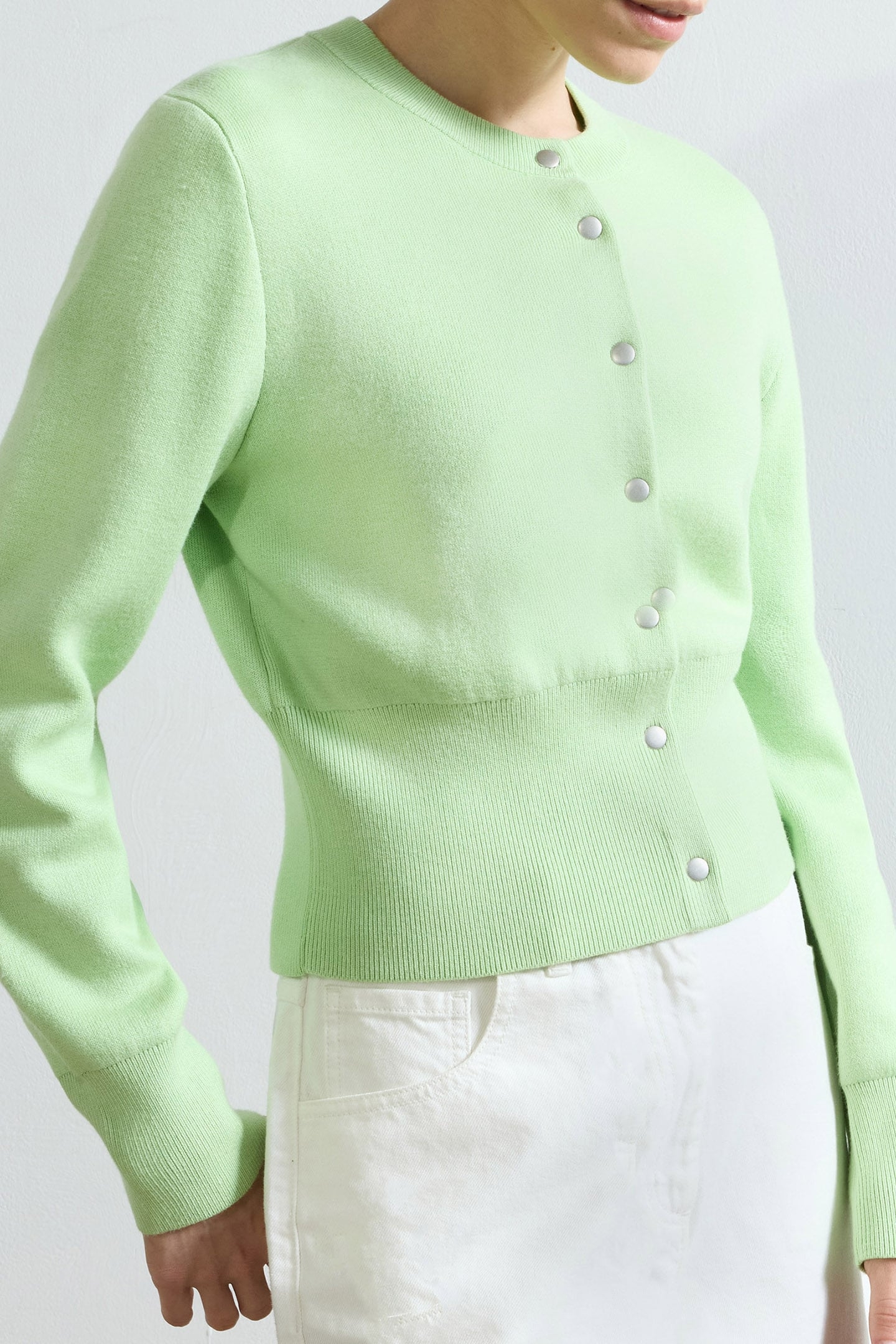 NYROBI CARDIGAN APPLE GREEN 3