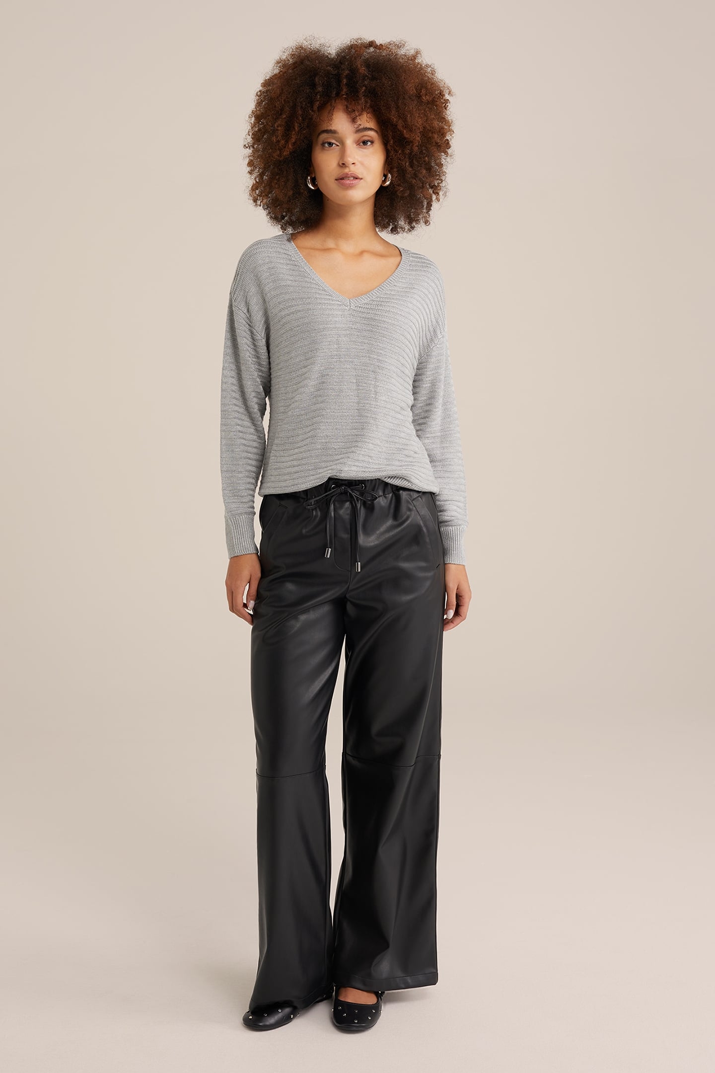 KNITTED PULLOVER LIGHT GREY 3