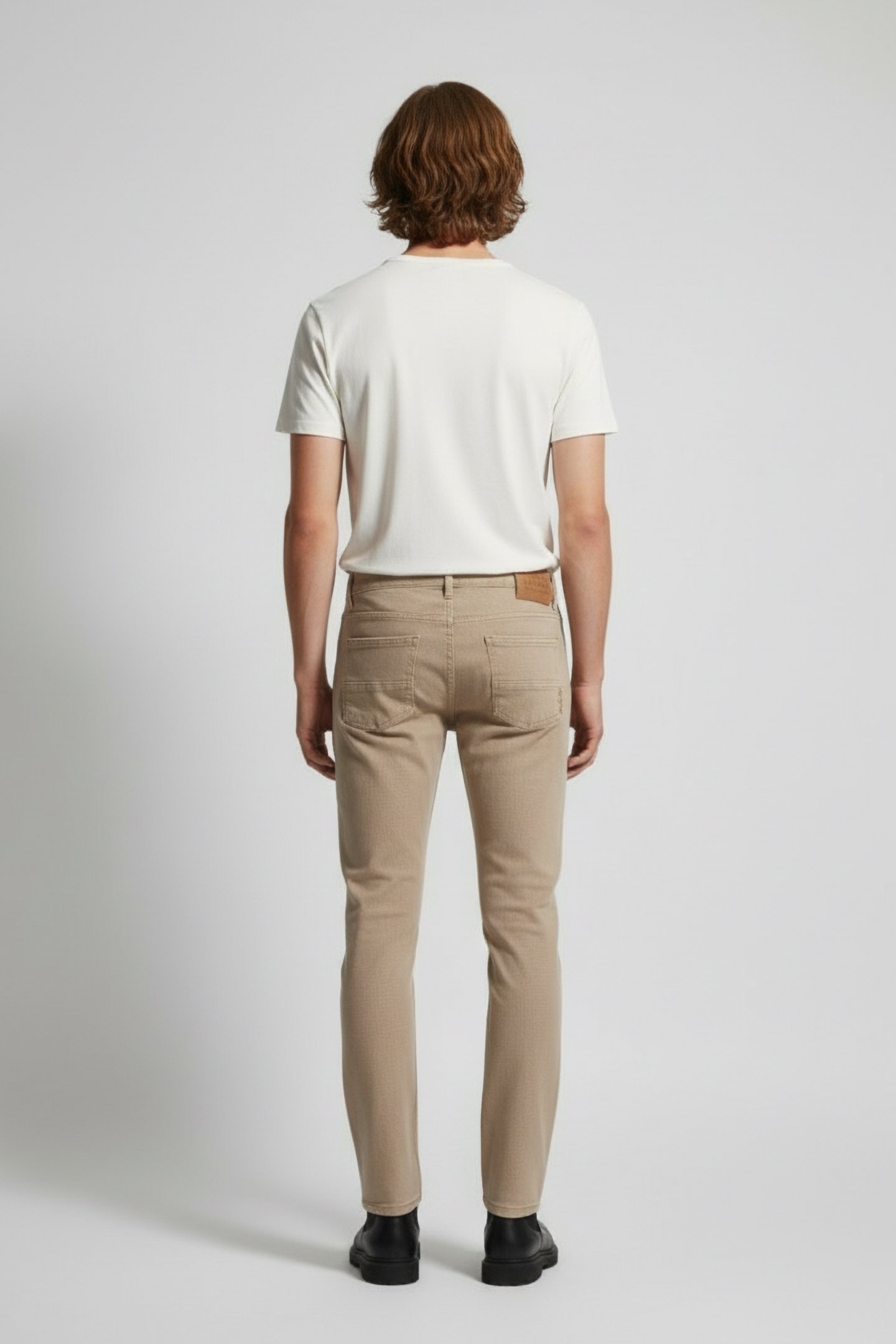 G/D COLOR STRAIGHT FIT TAUPE 2