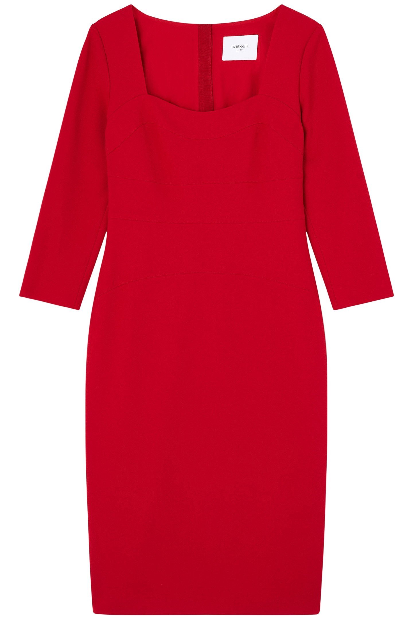 DR ALTYN CREPE DRESS RED 3
