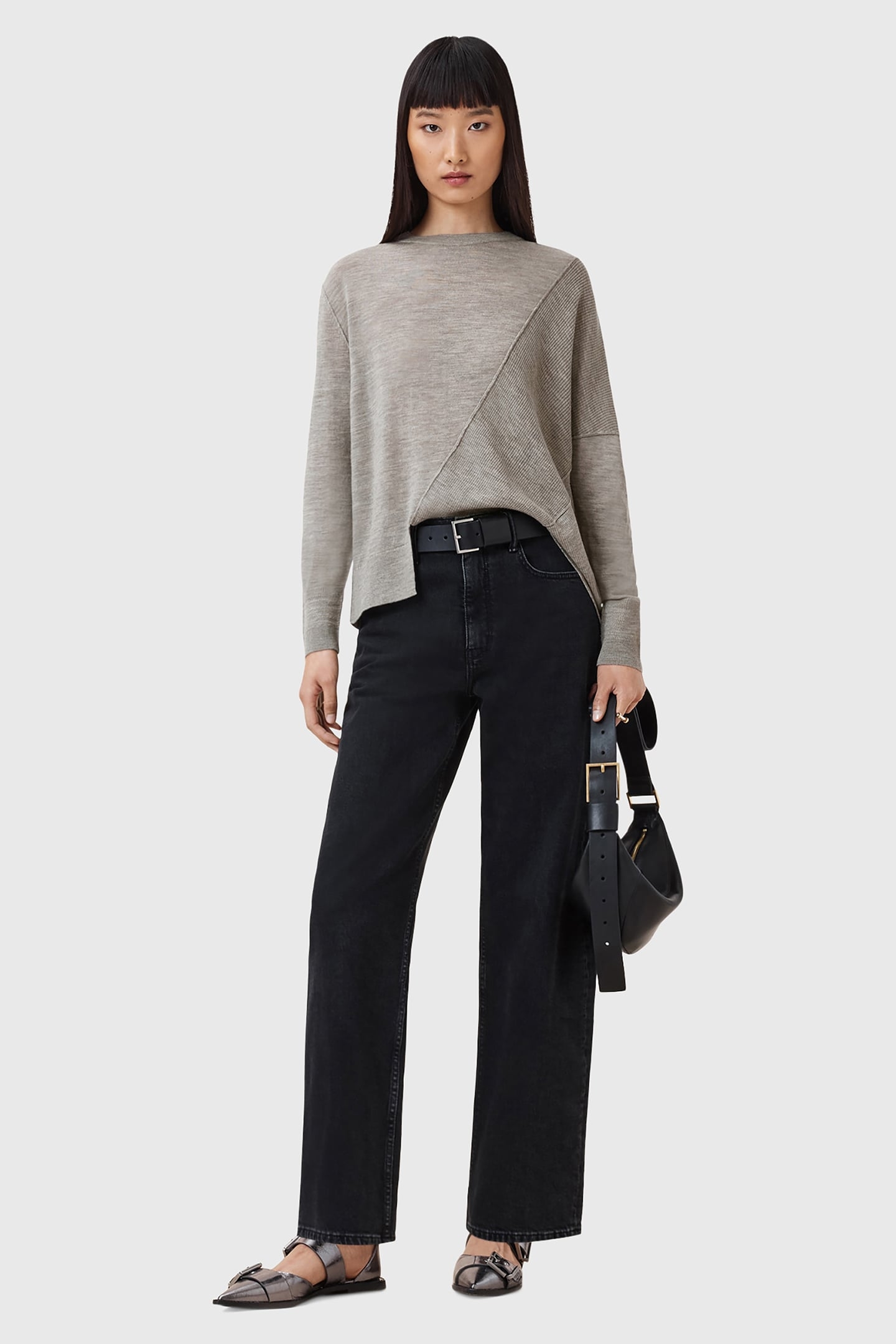 ISLA JUMPER SAND GREY 3