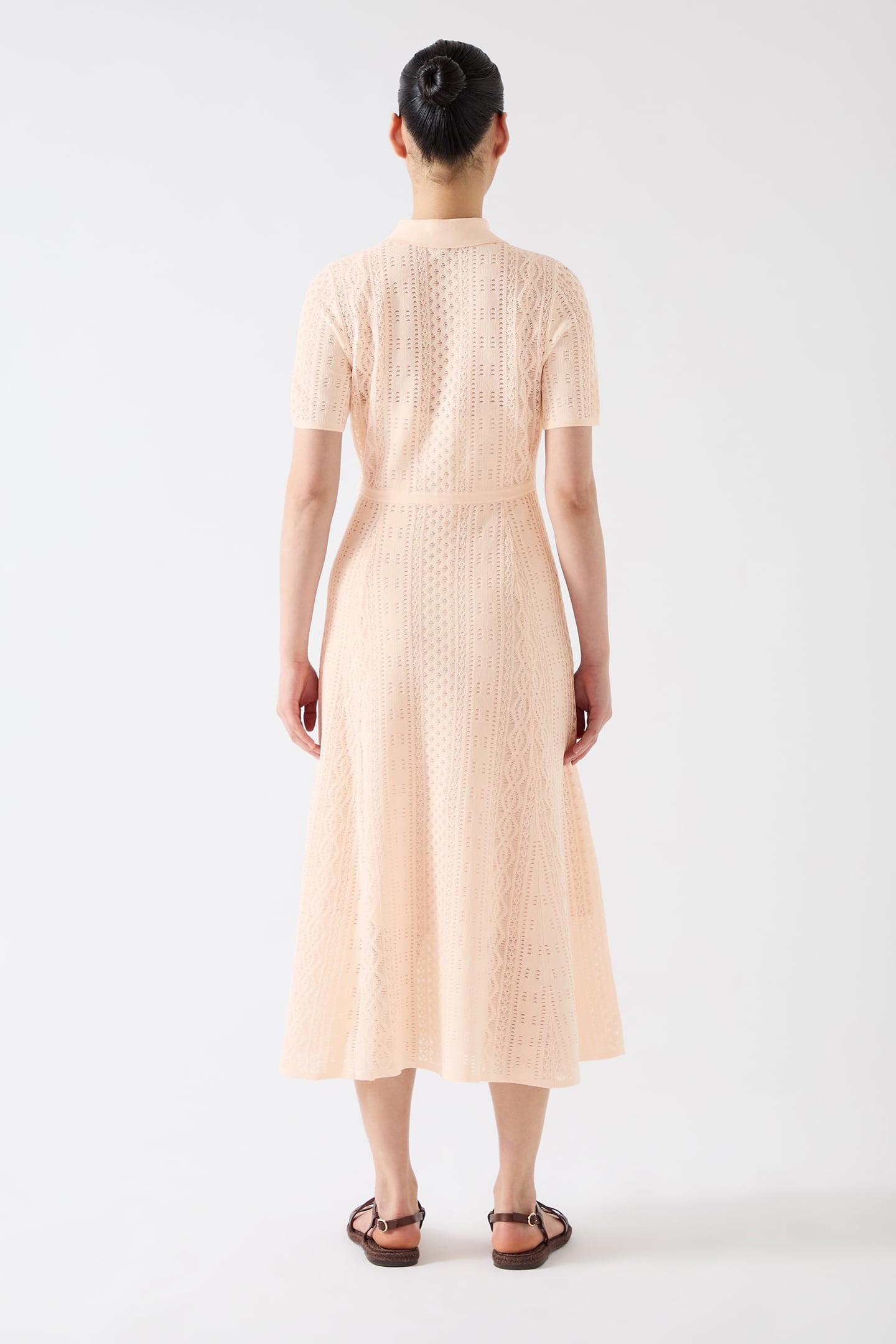 DR DEAN LACE KNIT DRESS LIGHT PINK 2