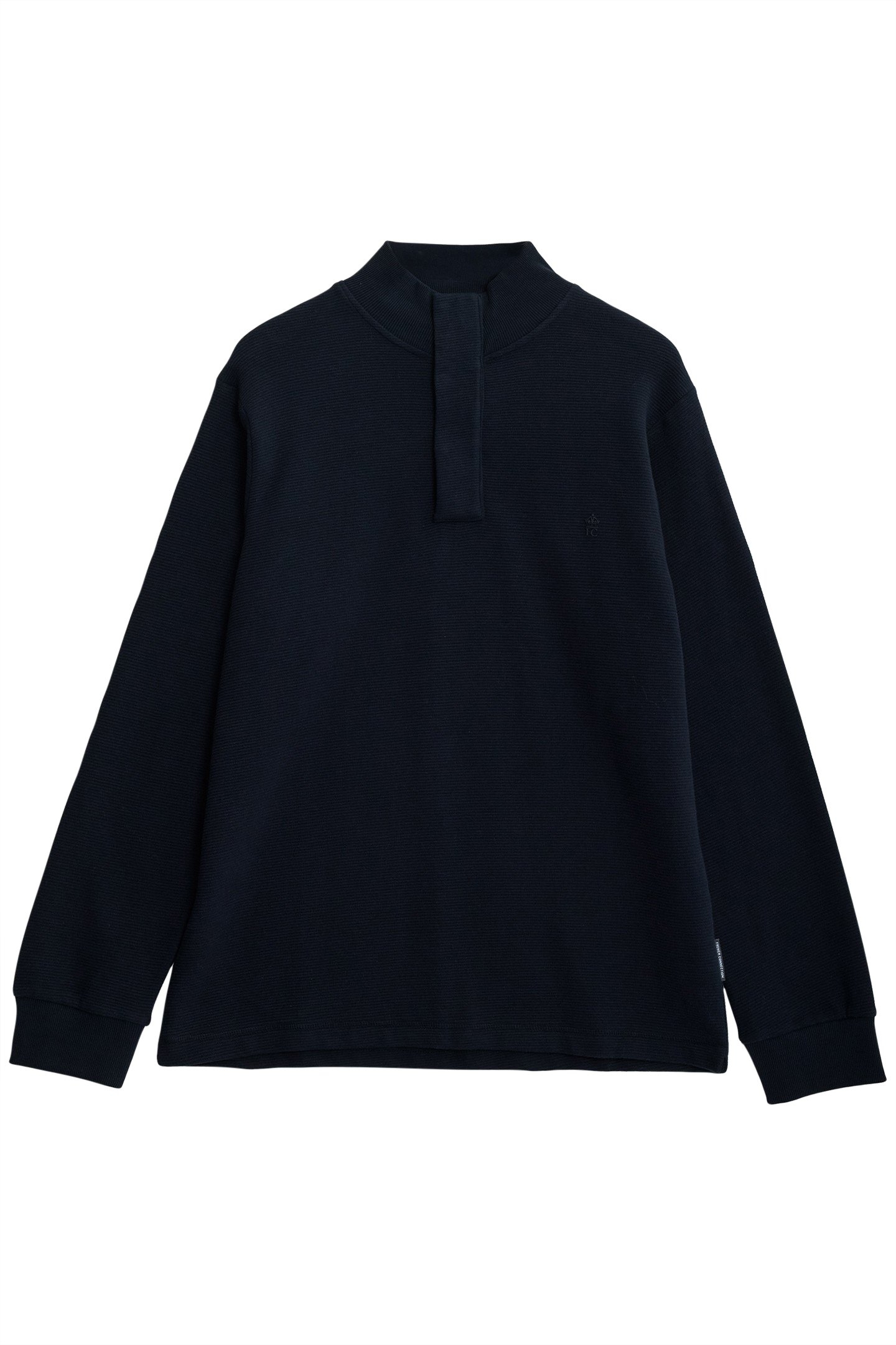 FC 1/2 ZIP PLACKET OTTOMAN MARINE 1