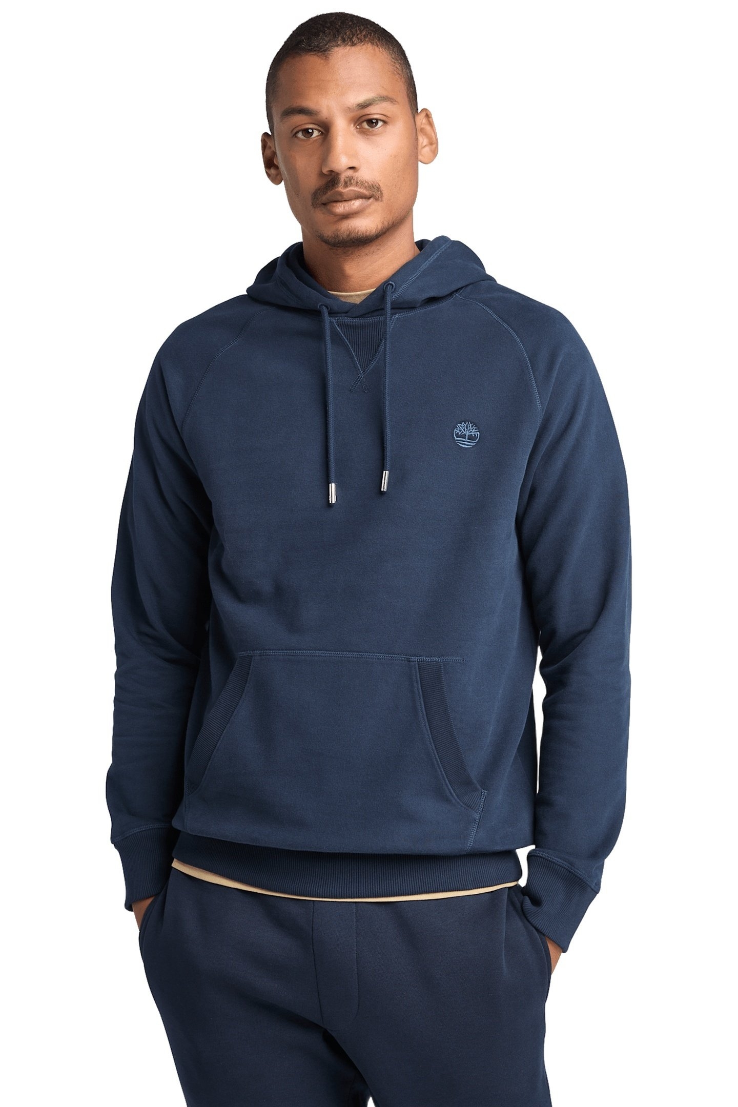EXETER RIVER LOOPBACK HOODIE DARK SAPPHIRE/DARK DENIM 1