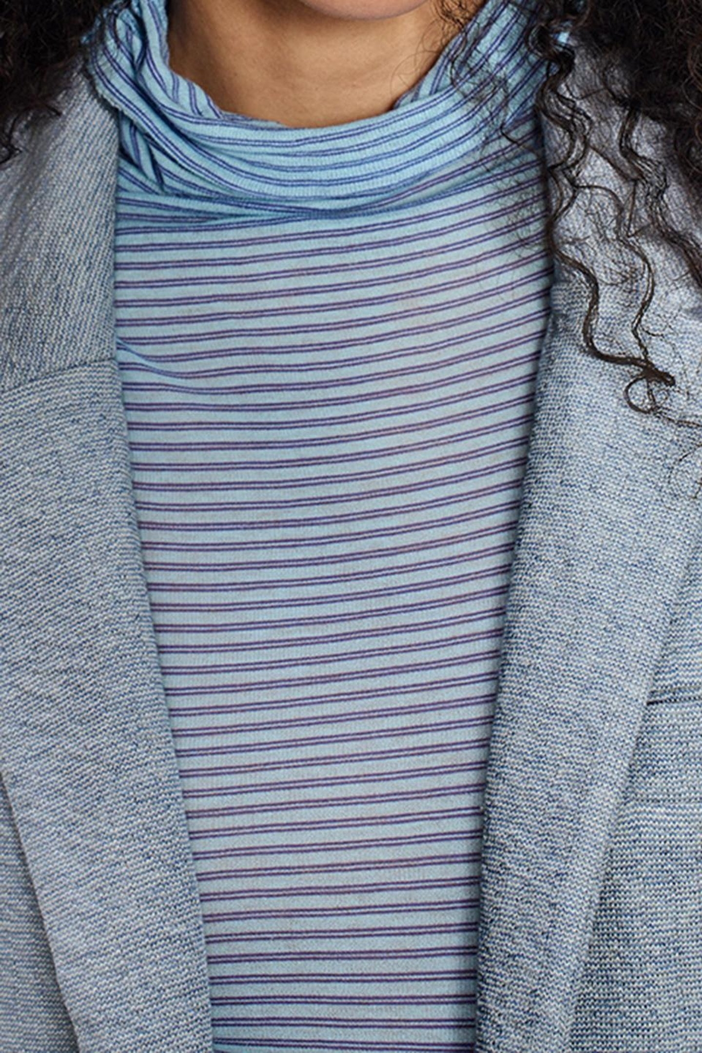 LONG-SLEEVED BLAZER WITH TAILORED COLLAR MIST 4