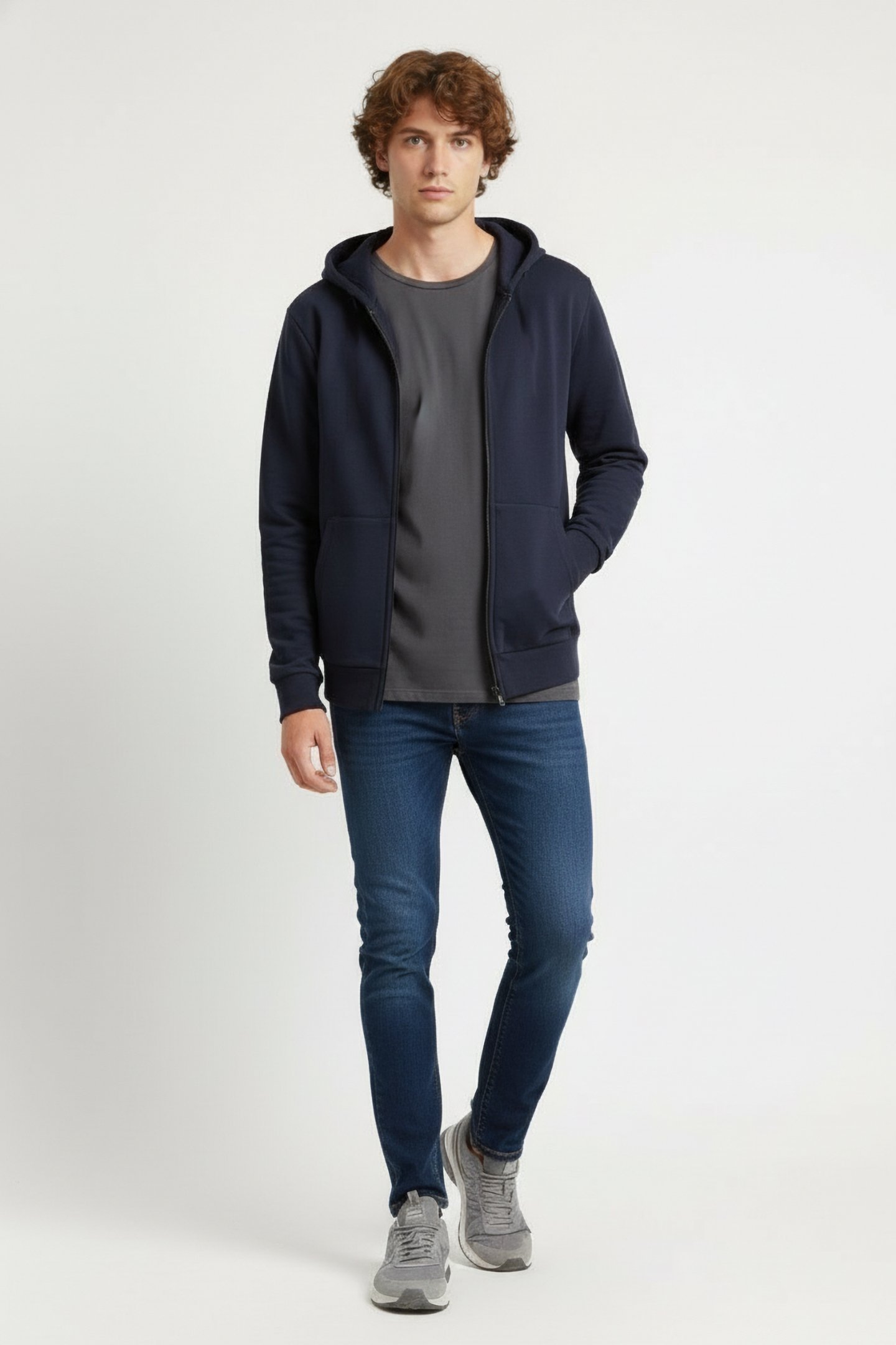STAUNTONALF SWEATSHIRT DEEP NAVY 1
