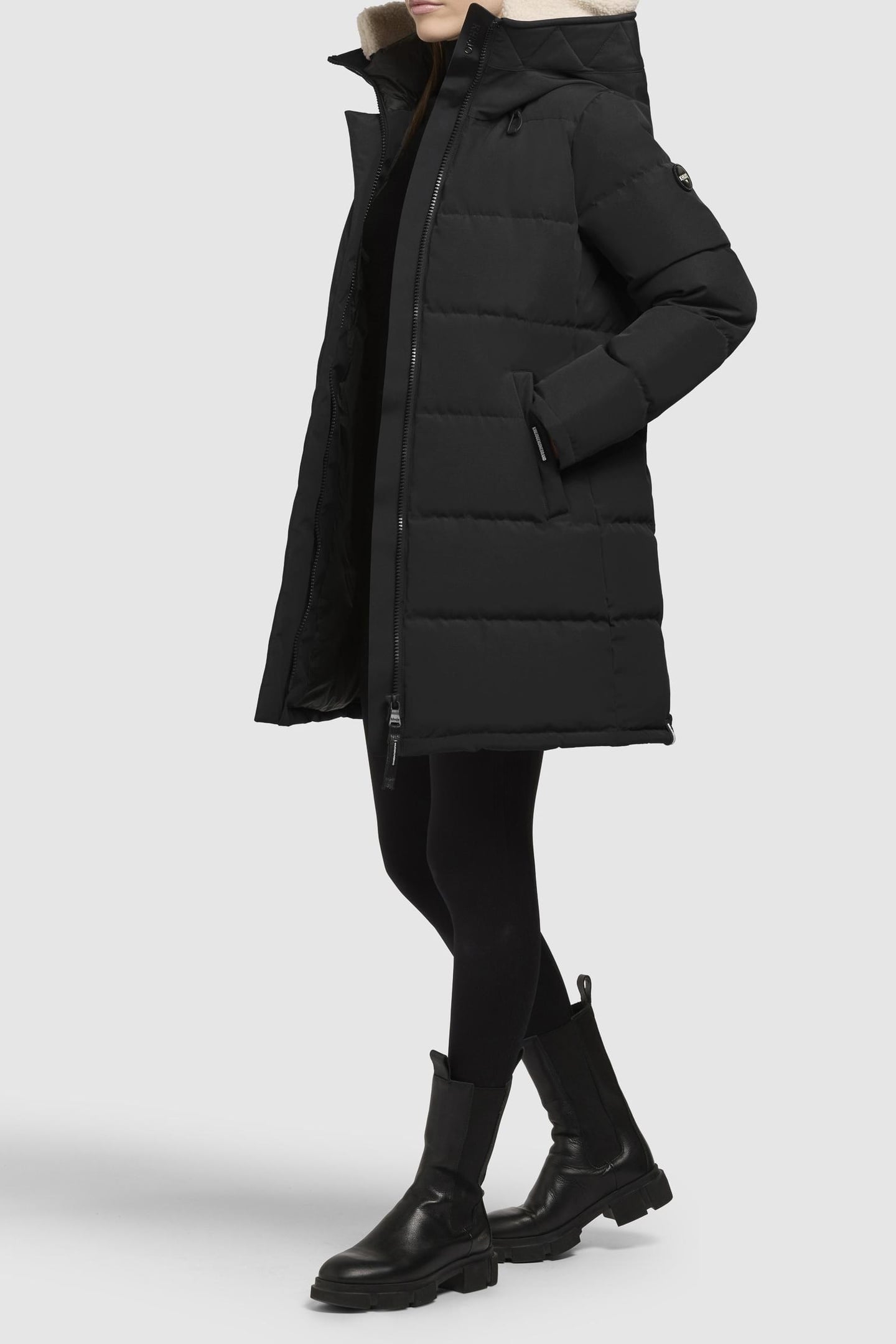 FALTD TEDDY COAT BLACK 1