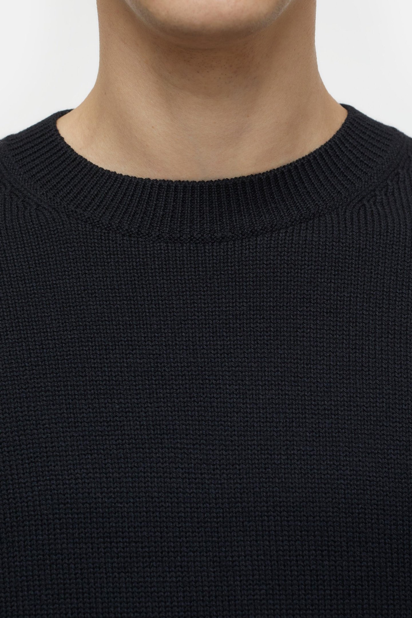 CREWNECK JUMPER KNITS BLACK 6