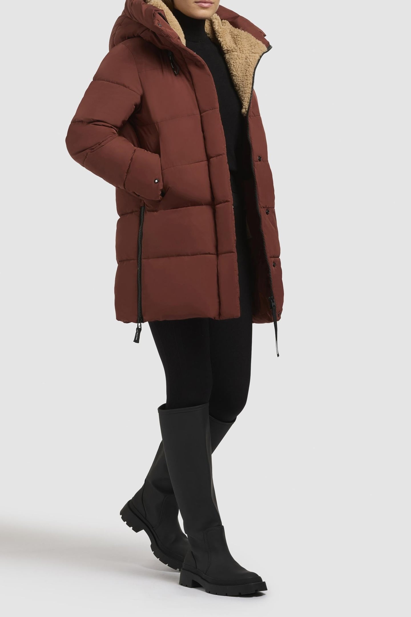 FAZEE JACKET COCONUT BROWN 5