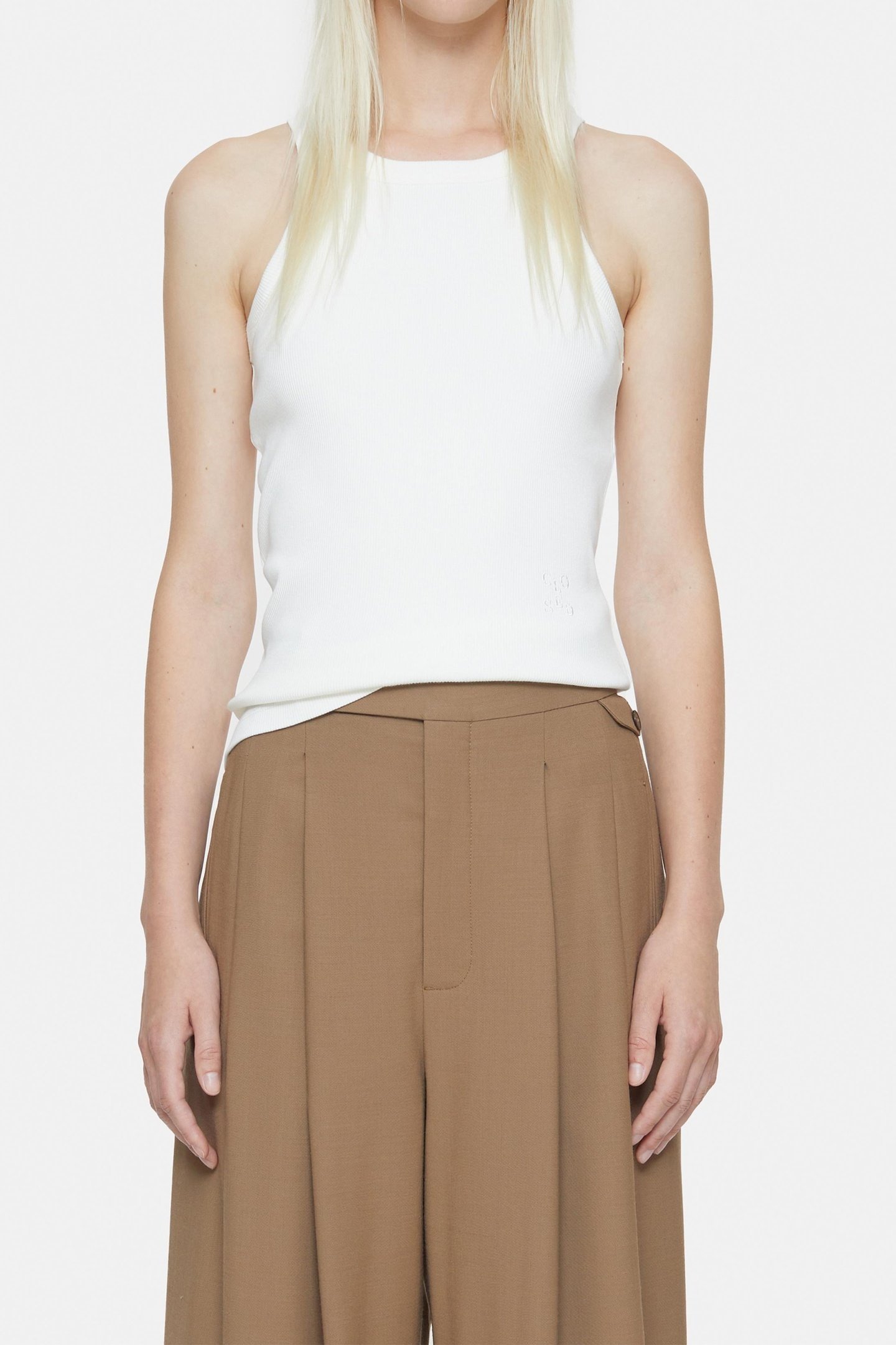 RACER TOP T-SHIRTS IVORY 1