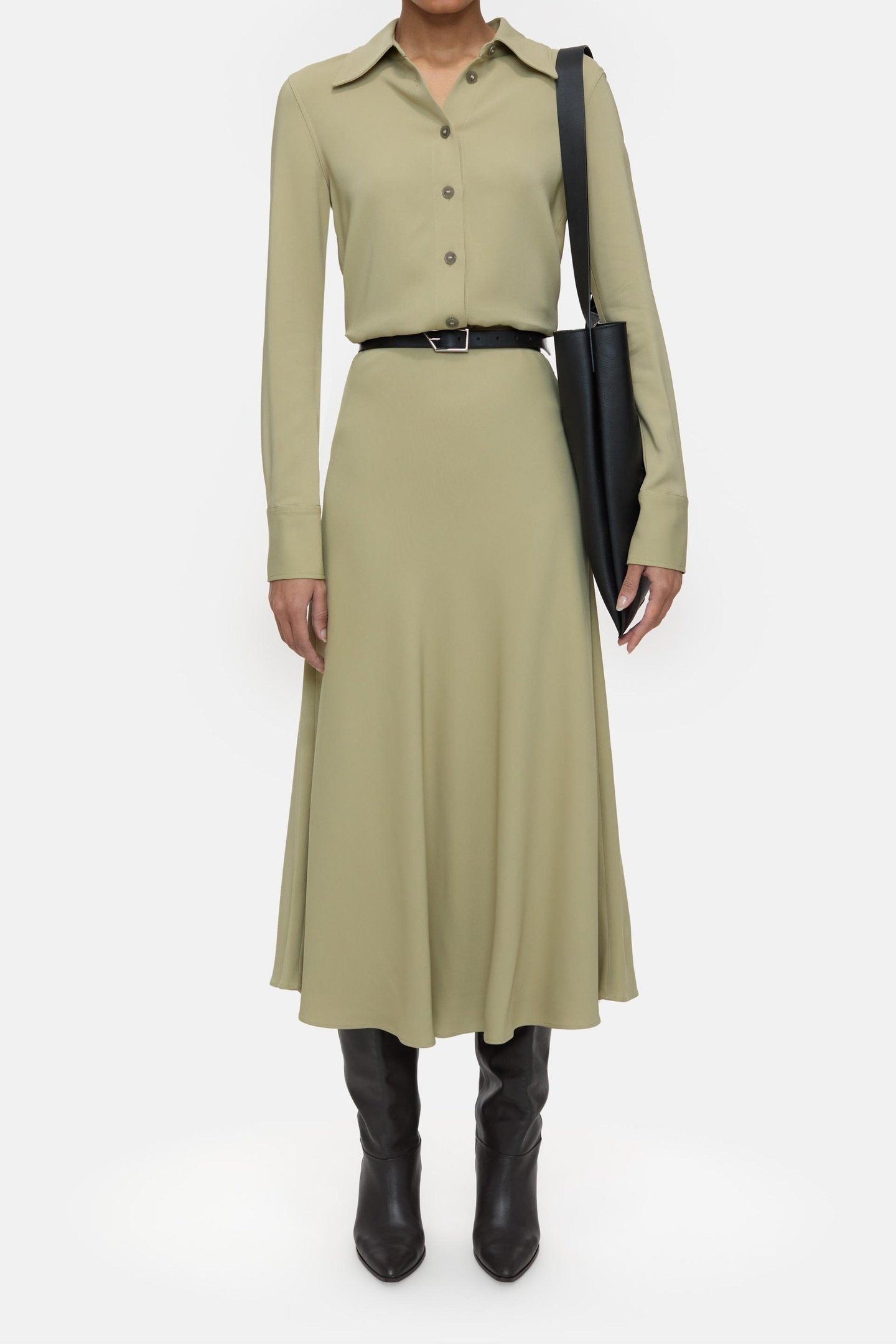 SLIM BLOUSE SAGE TEA 2