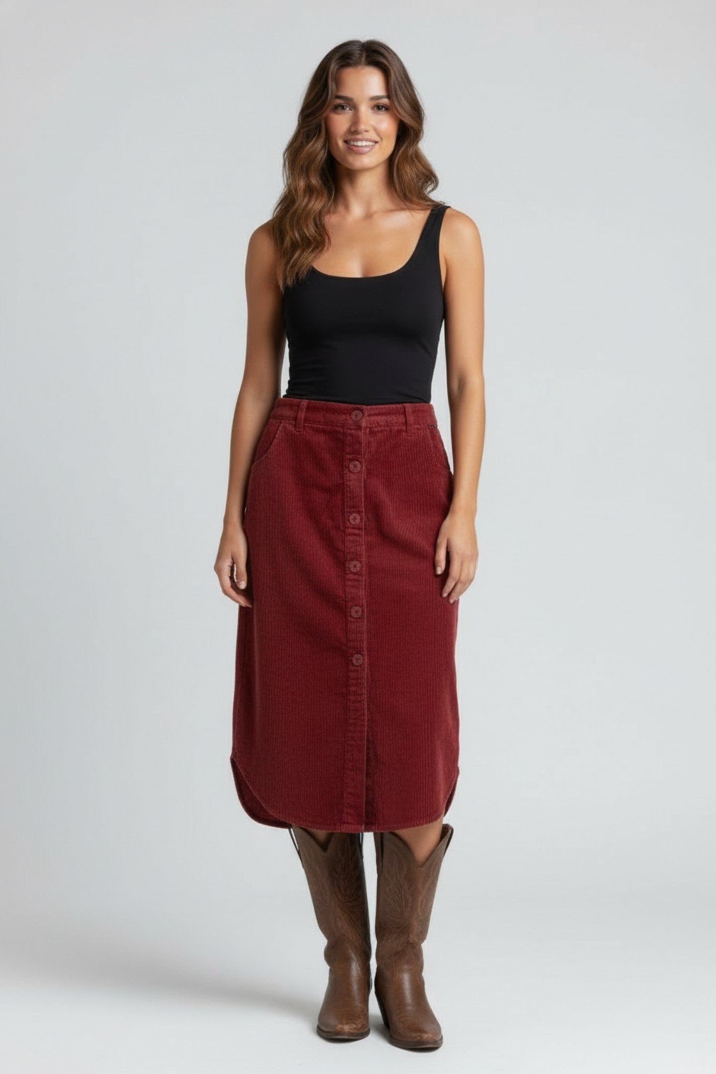 DOLOMITALF SKIRT WINE 1