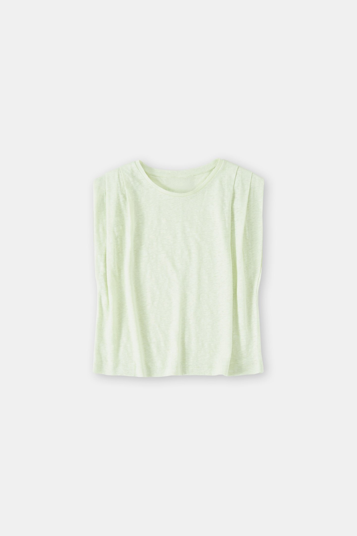 PLEATED SLEEVELESS T-SHIRTS LIMONATTA 4
