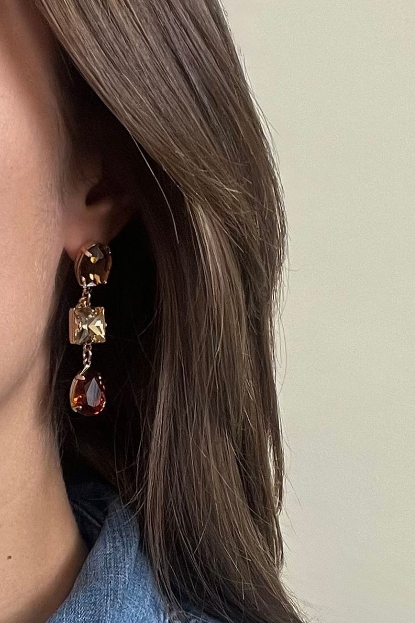 GOLDEN CRYSTAL EARRINGS 5