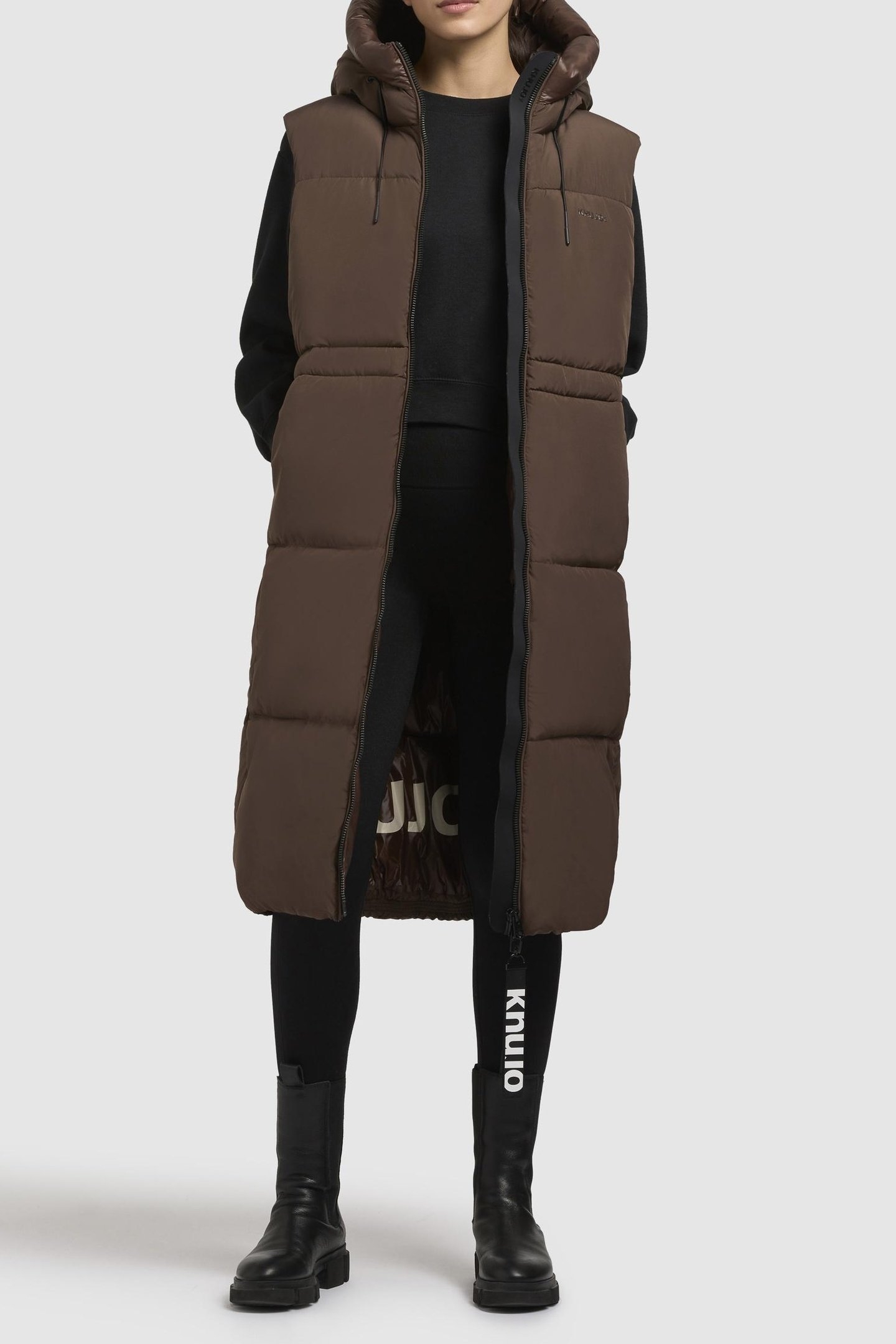 ALVA2 VEST DARK BROWN 5