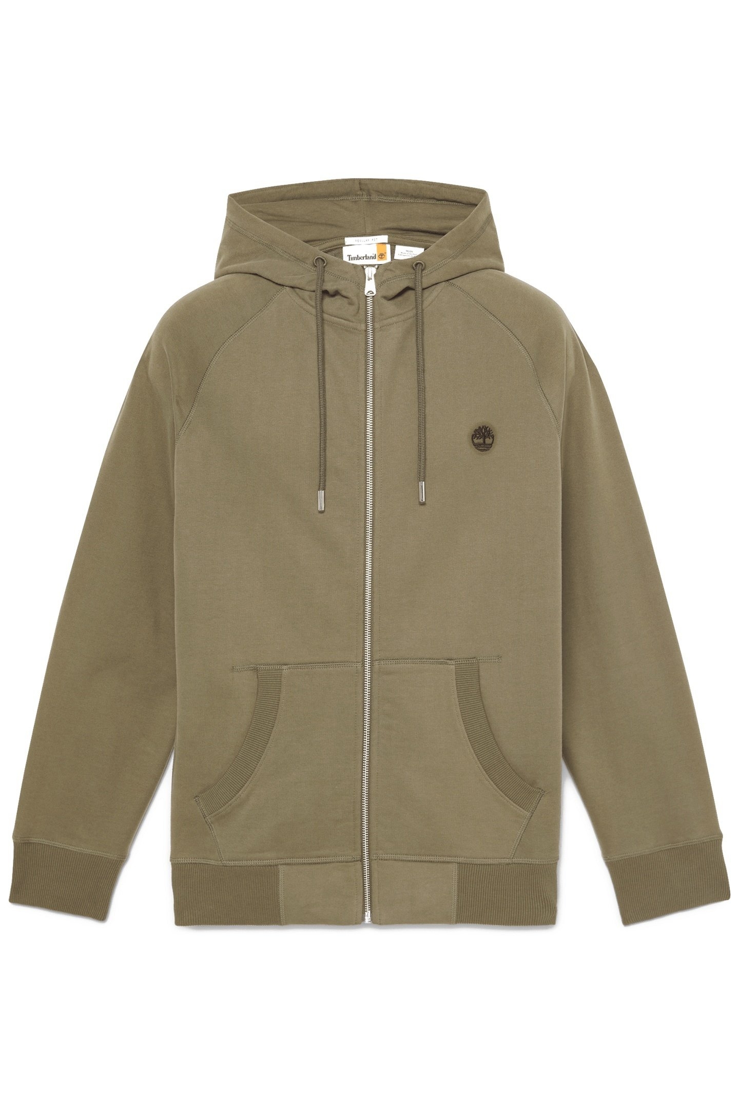 EXETER RIVER LOOPBACK FULL ZIP HOODIE LEAF GREEN 1