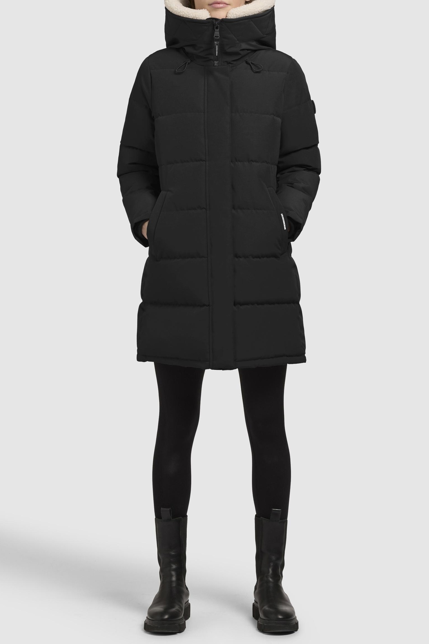 FALTD TEDDY COAT BLACK 2