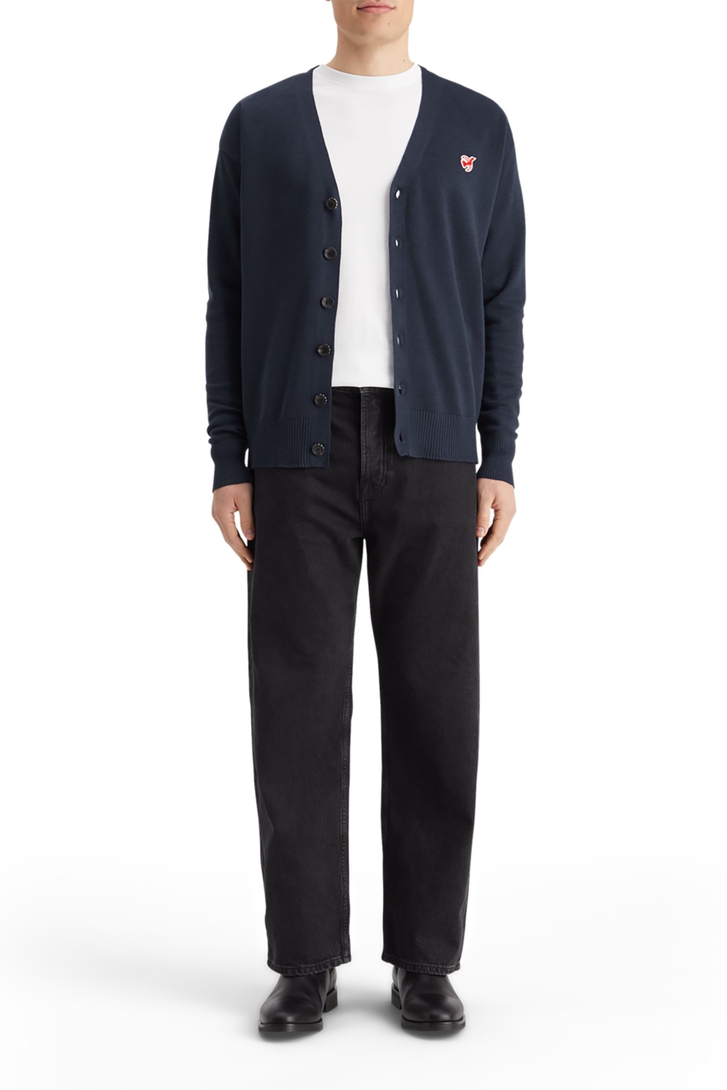 CORE - THE FREE SPIRIT PEACE BIRD CARDIGAN NAVY 6