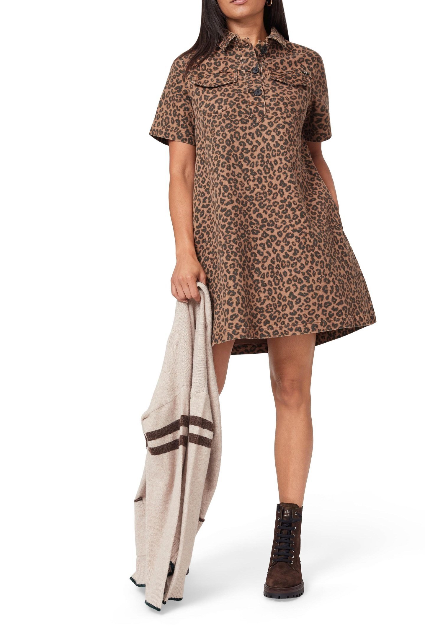 A-LINE DRESS LEOPARD PRINT 3