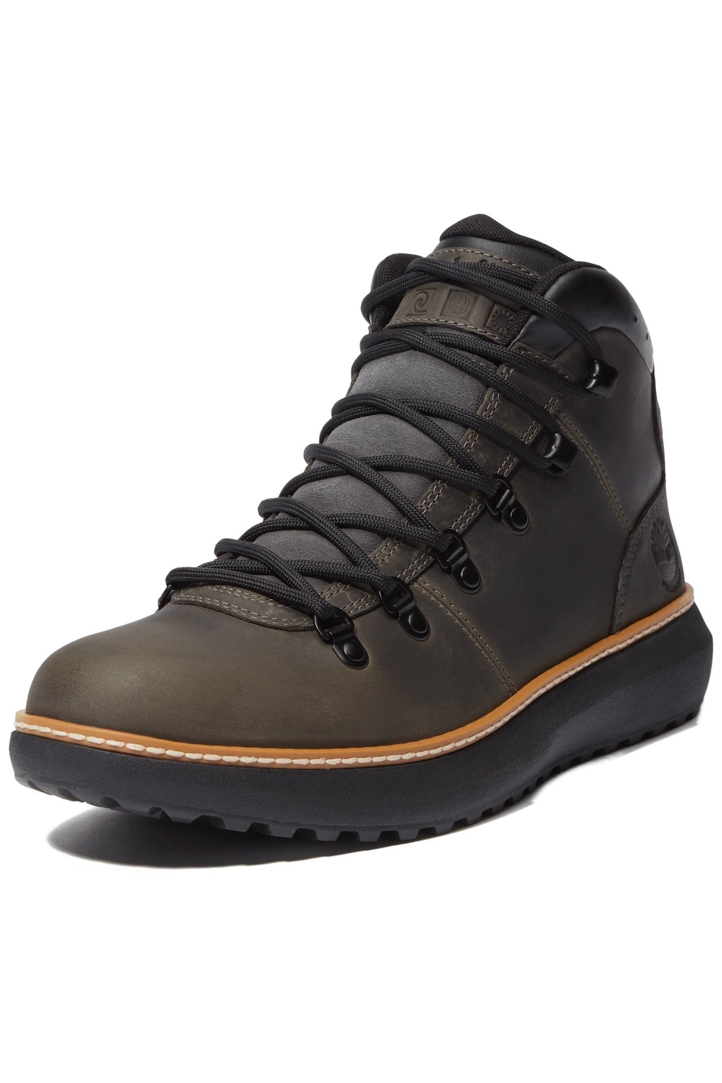 HUDSON ROAD MID LACE UP WATERPROOF CHUKKA BOOT DARK GREY FUL 1