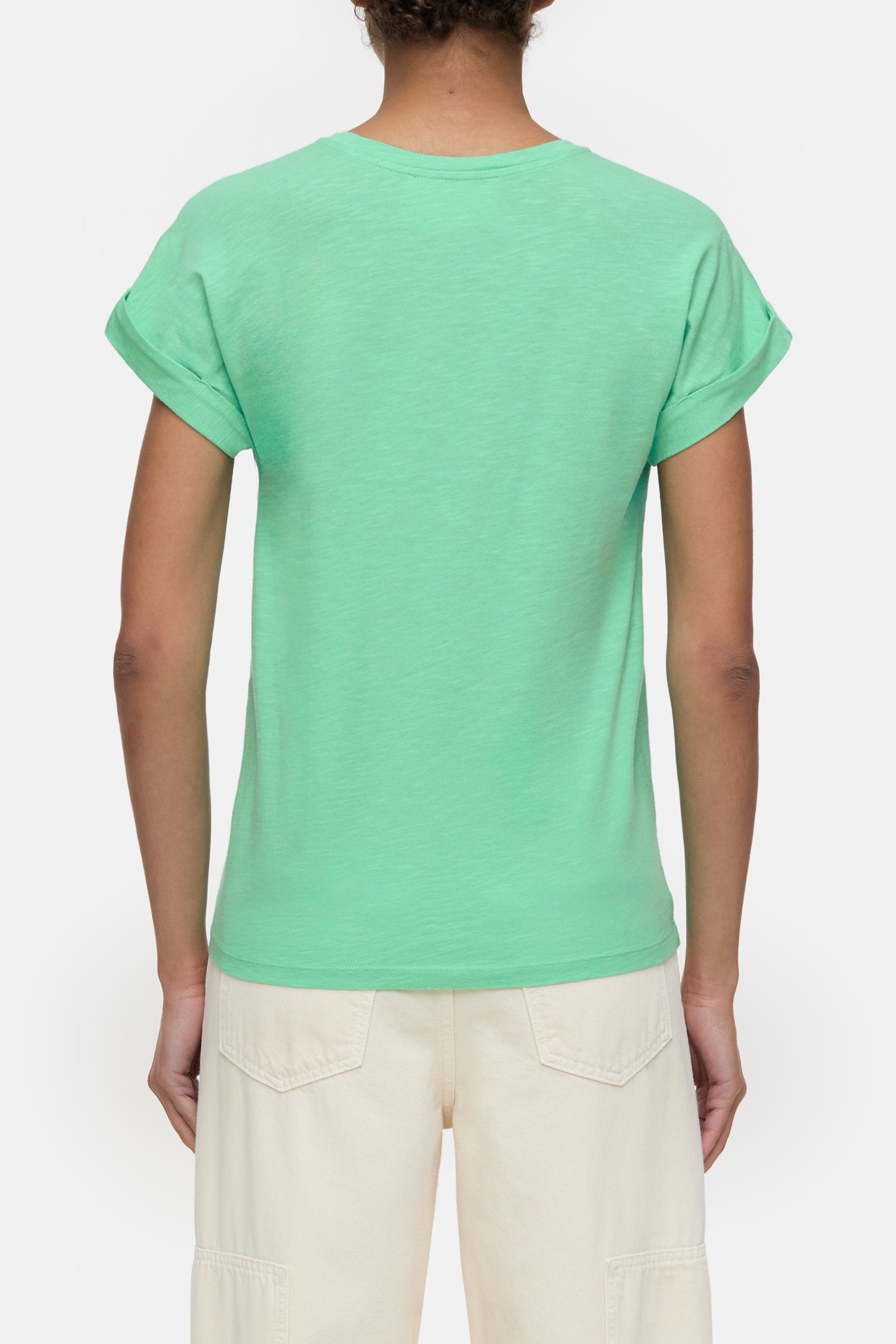 TURN UP T-SHIRT GREEN KICK 3