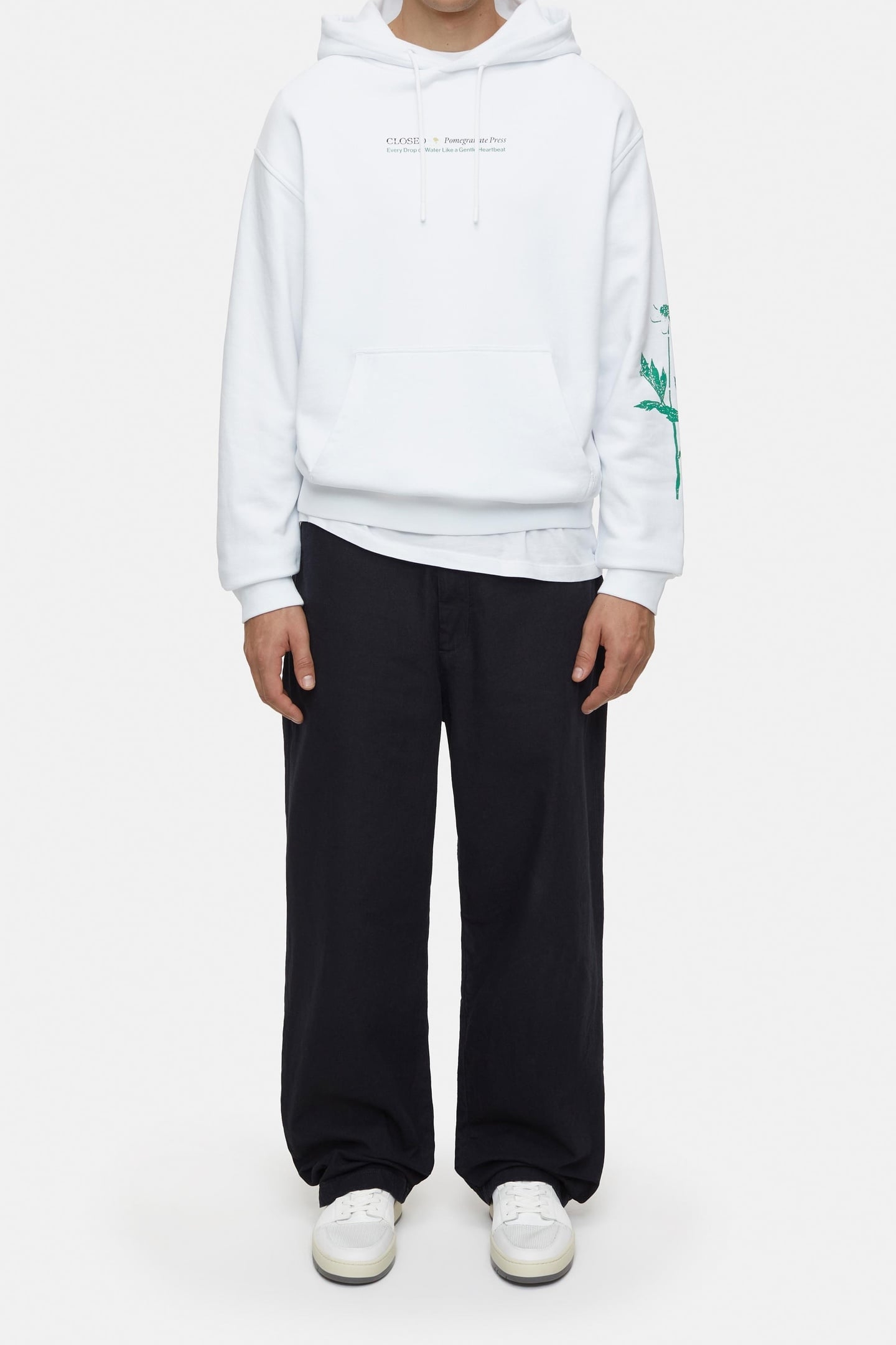 PRINTED HOODIE T-SHIRTS WHITE 1