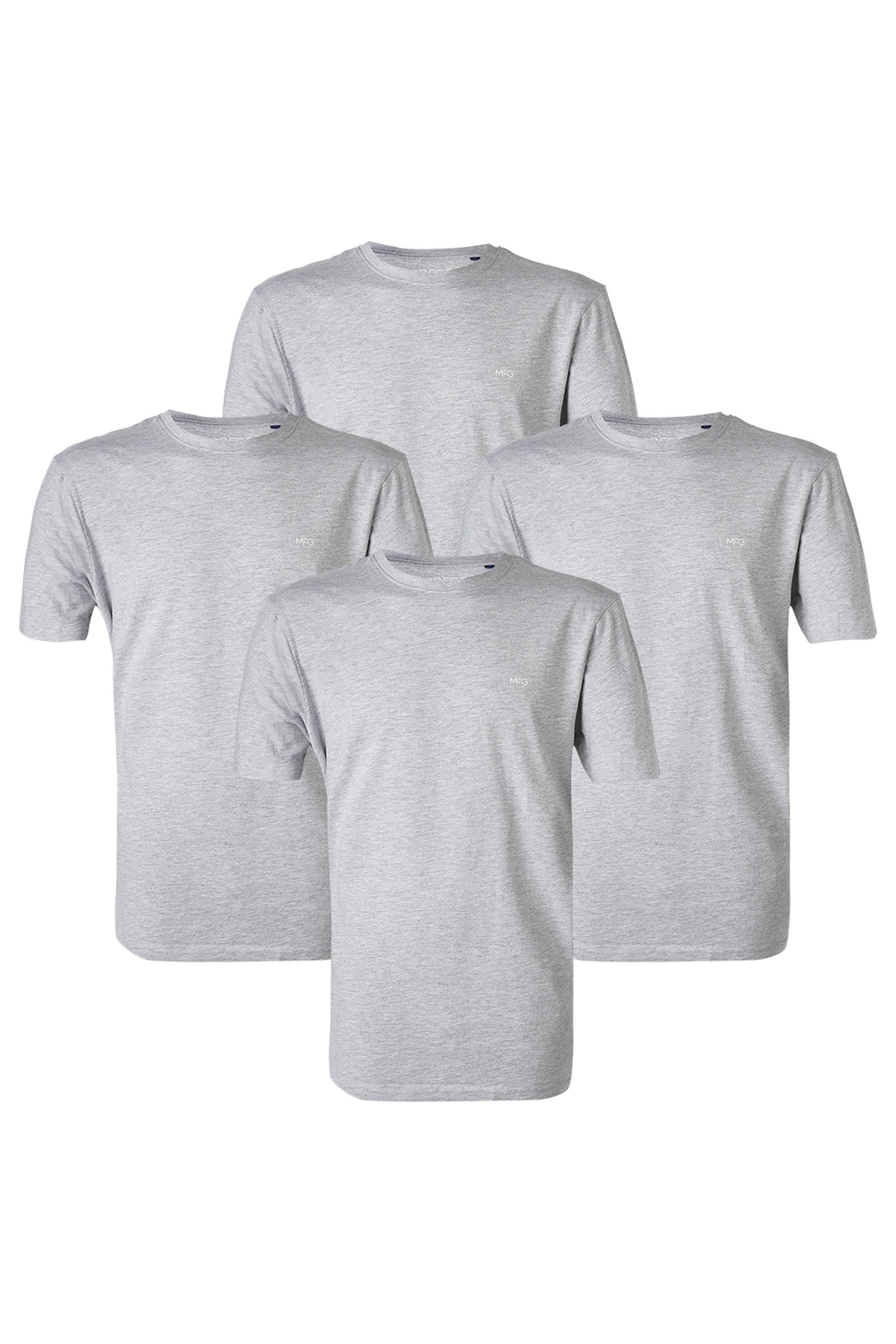 PREMIUM T-SHIRT 4-PACK GREY MELANGE 1