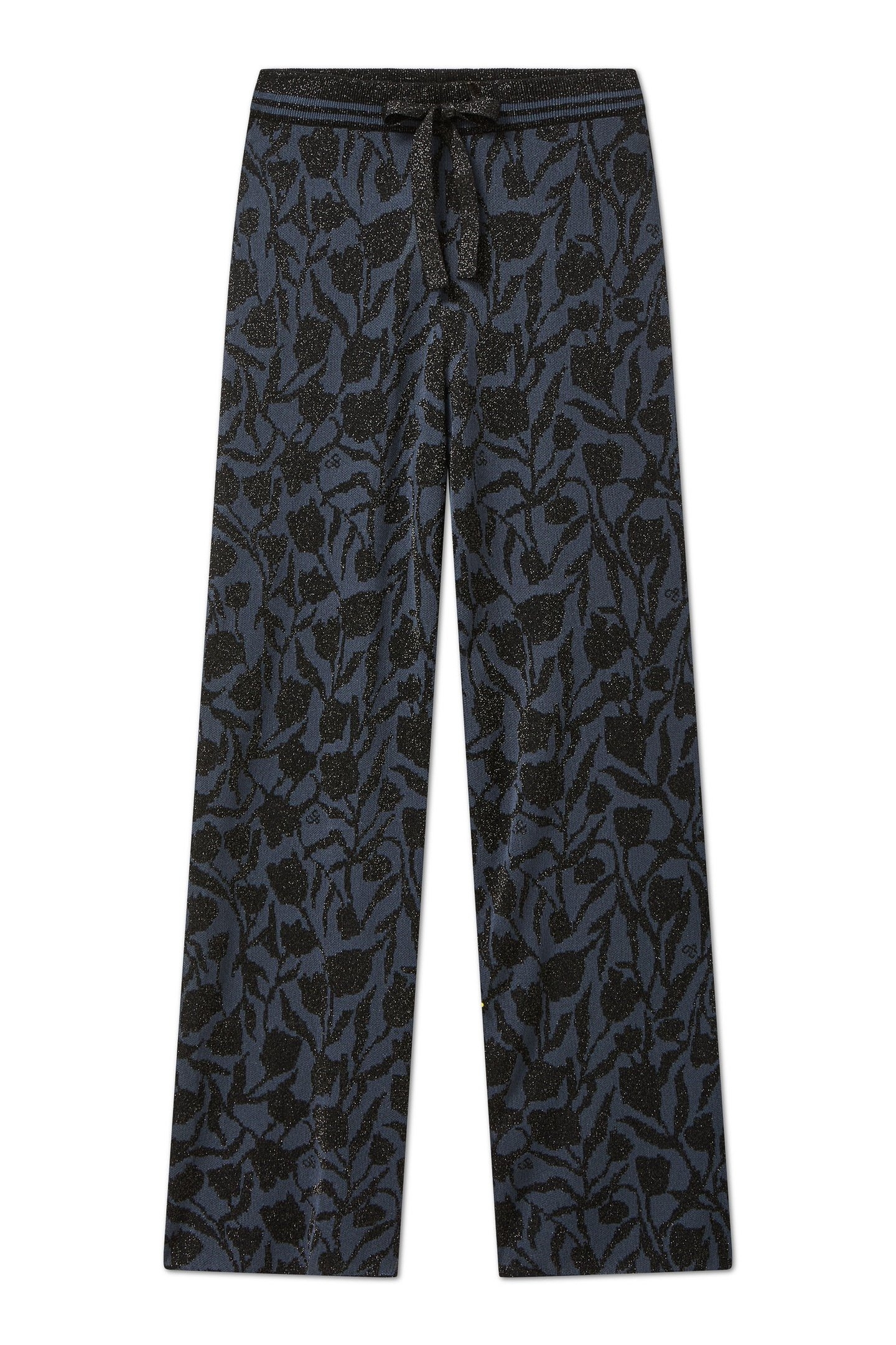 JACQUARD KNIT PANT SEABORNE/ BLACK NIGHT LUREX 4