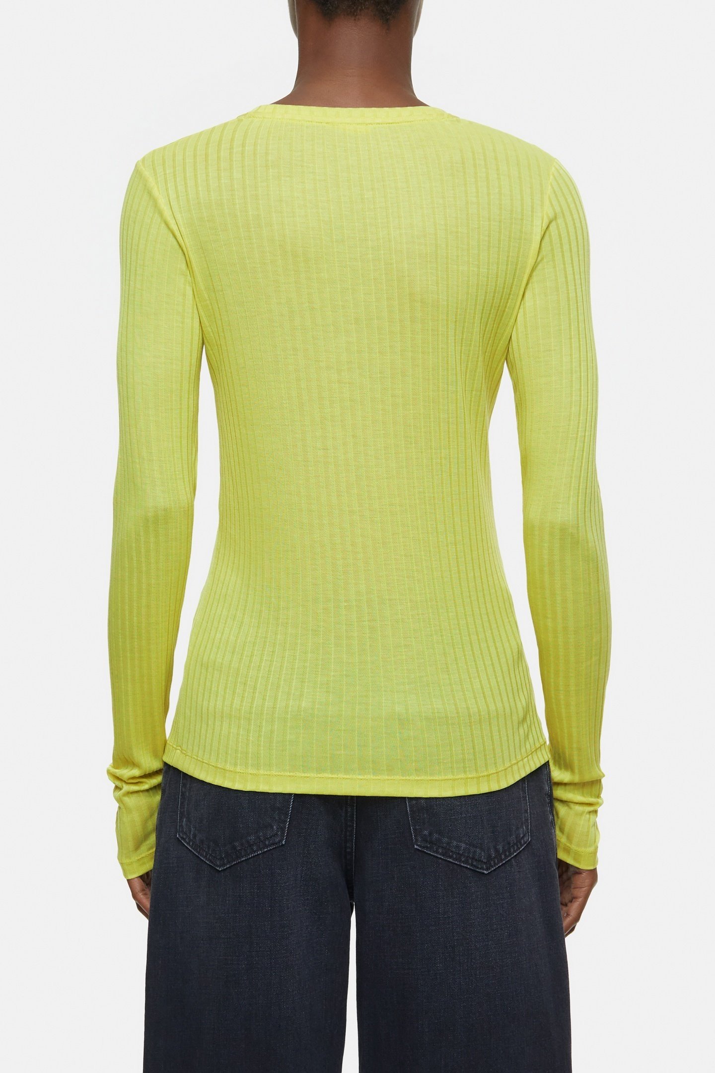 CREWNECK LONGSLEEVE T-SHIRTS PRIMARY YELLOW 3