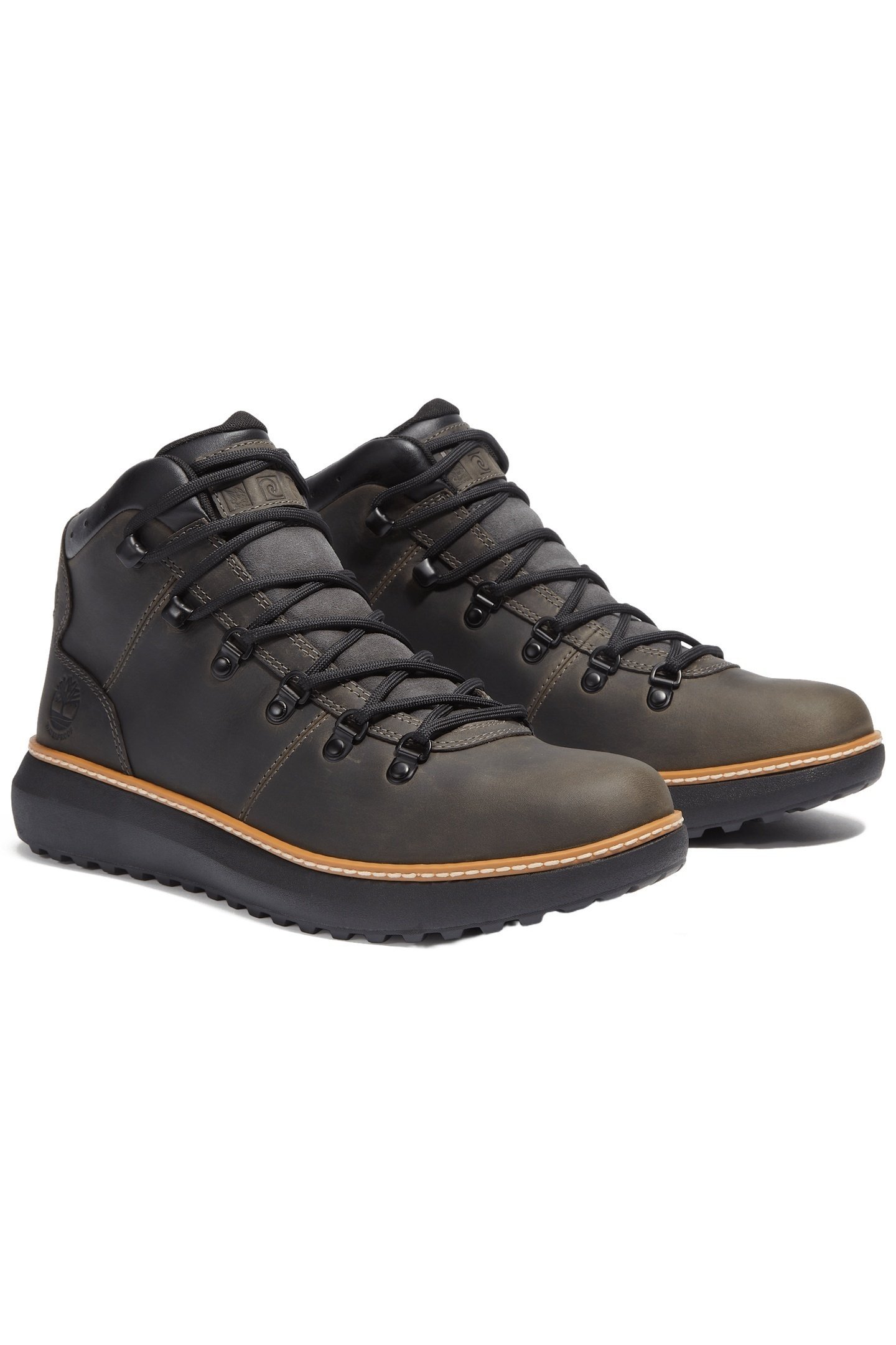 HUDSON ROAD MID LACE UP WATERPROOF CHUKKA BOOT DARK GREY FUL 6