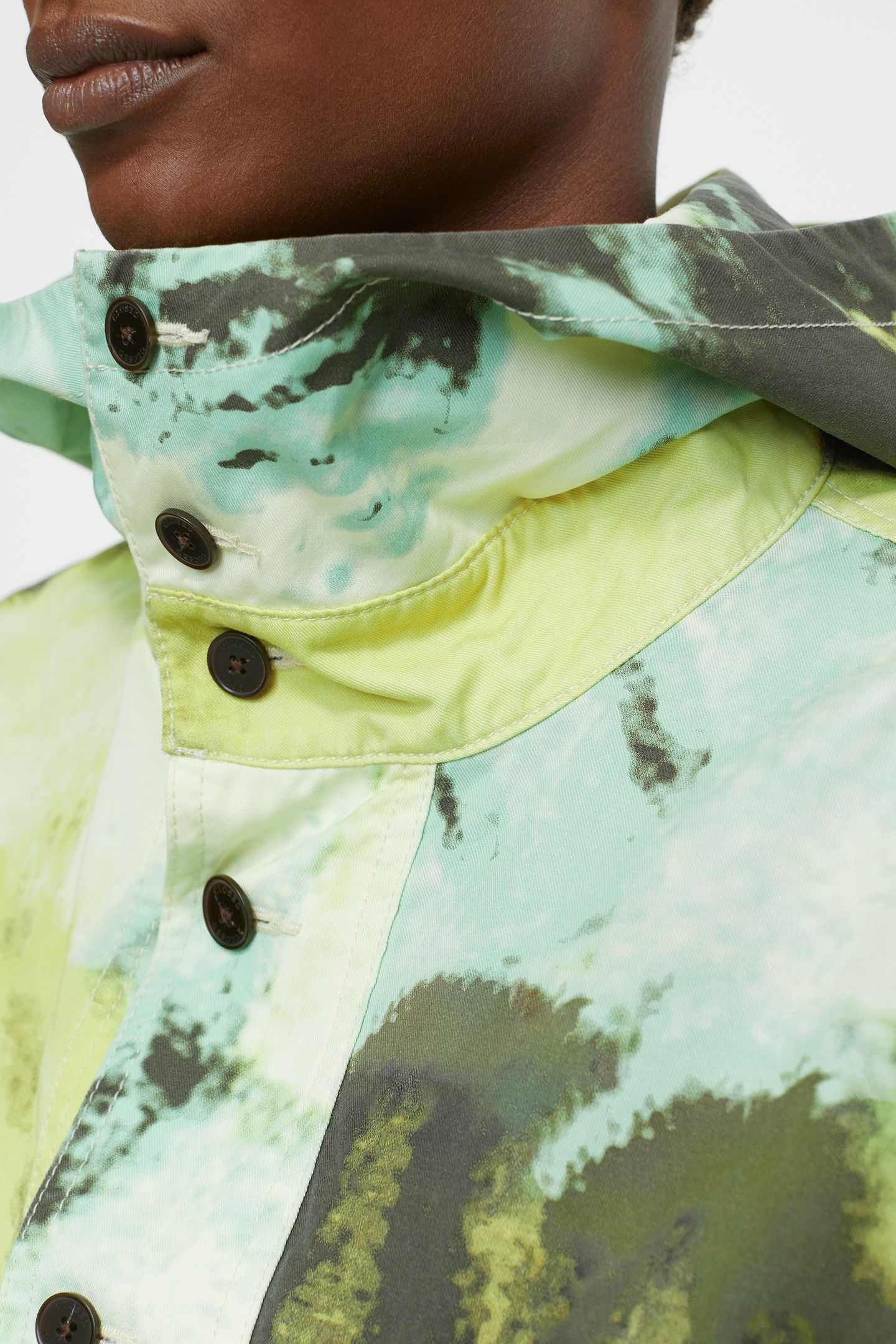 HALF BUTTON HOODIE PRIMARY YELLOW 5