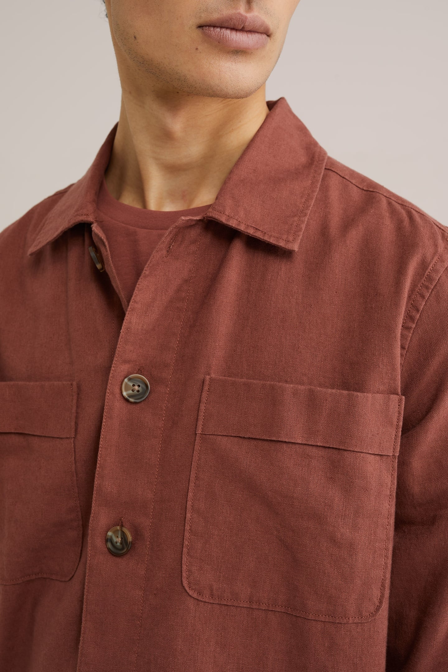 OVERSHIRT RUST BROWN 6