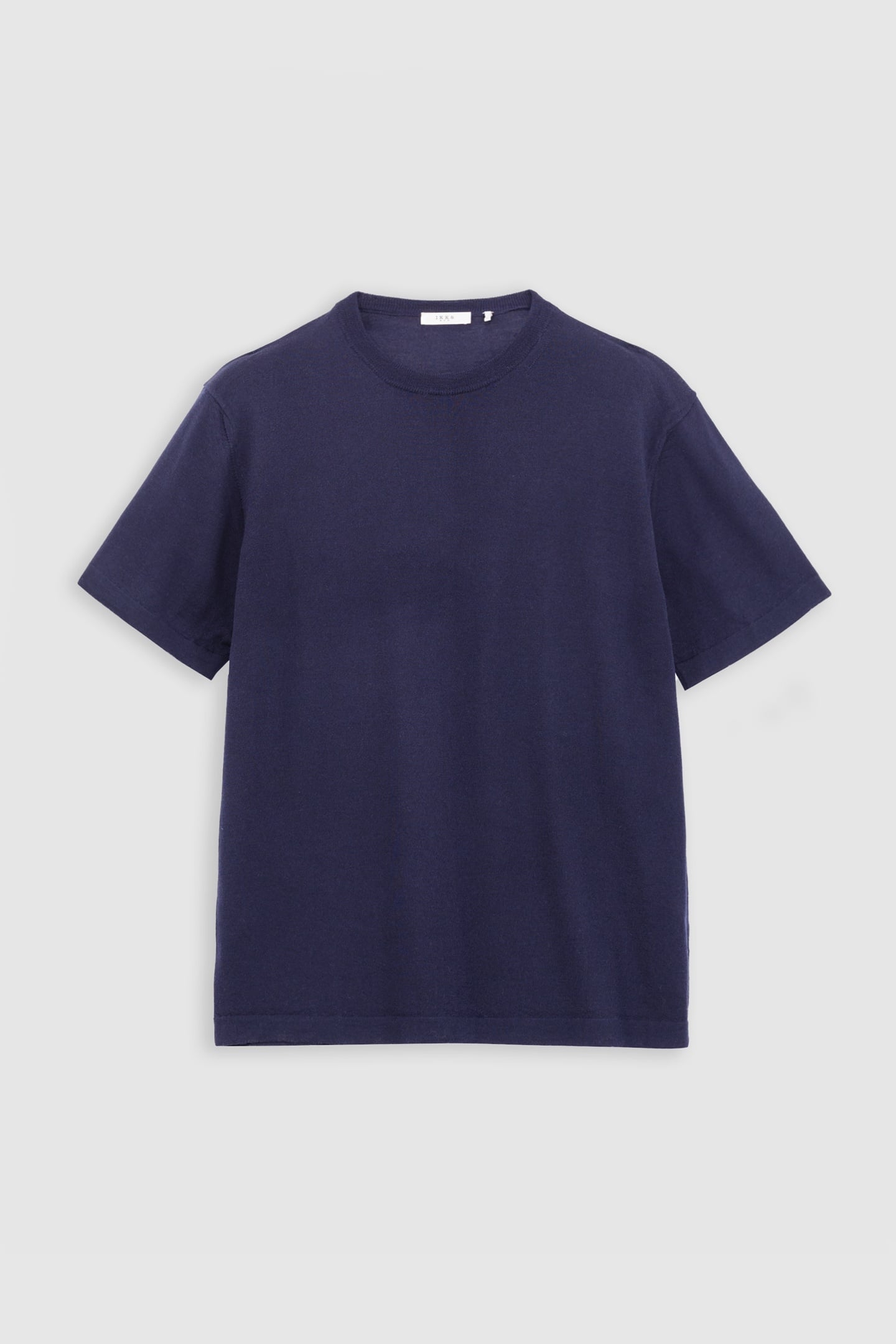 NAVY PURE WOOL KNIT T-SHIRT 4