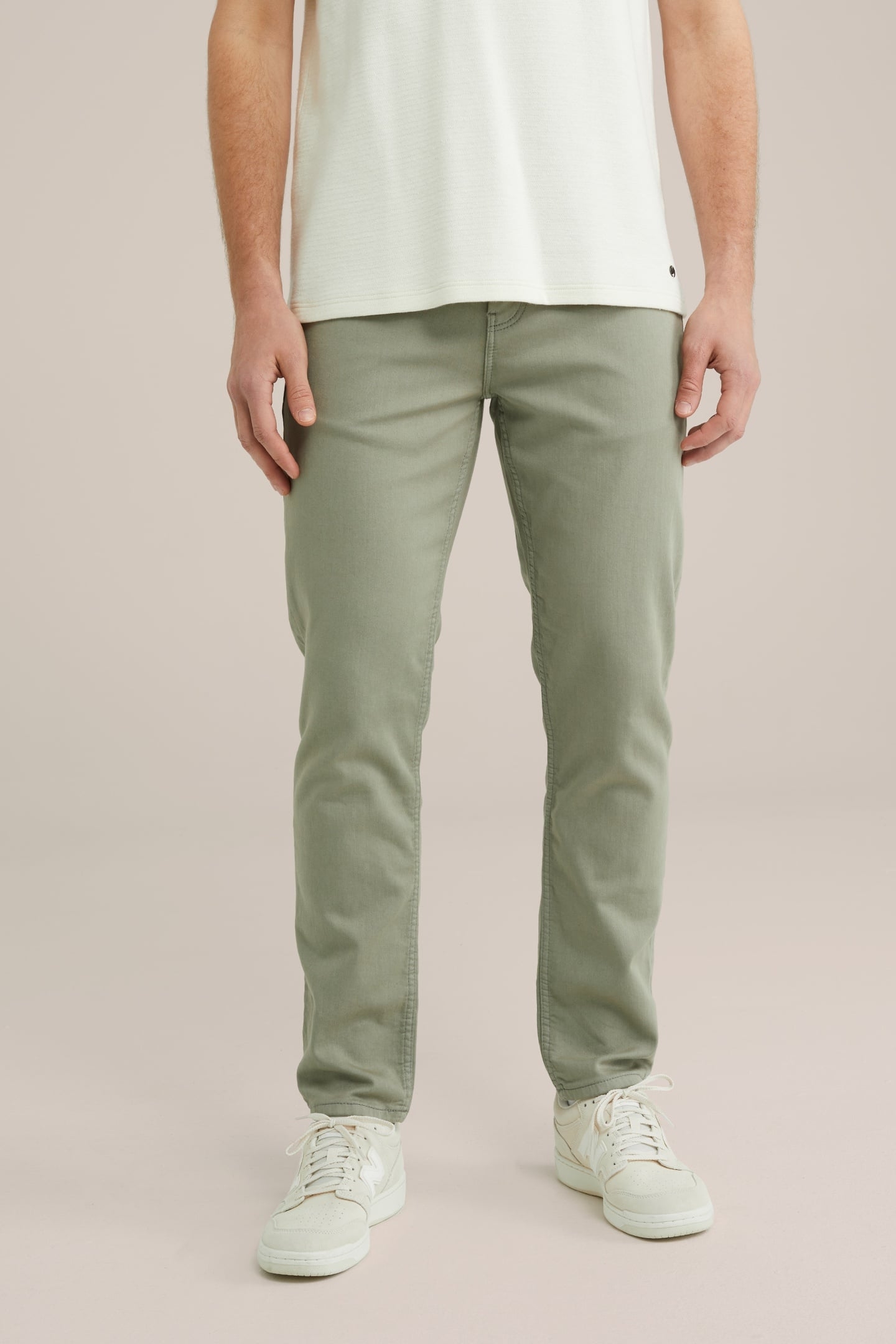 5-POCKET MID WAIST LIGHT GREEN 8