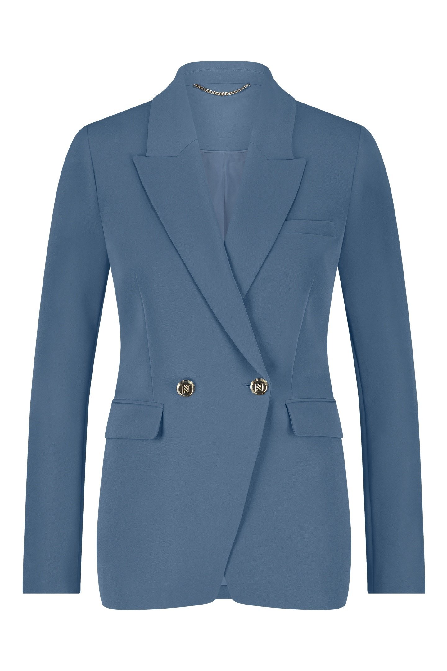 NULA BLAZER DUSTY BLUE 2
