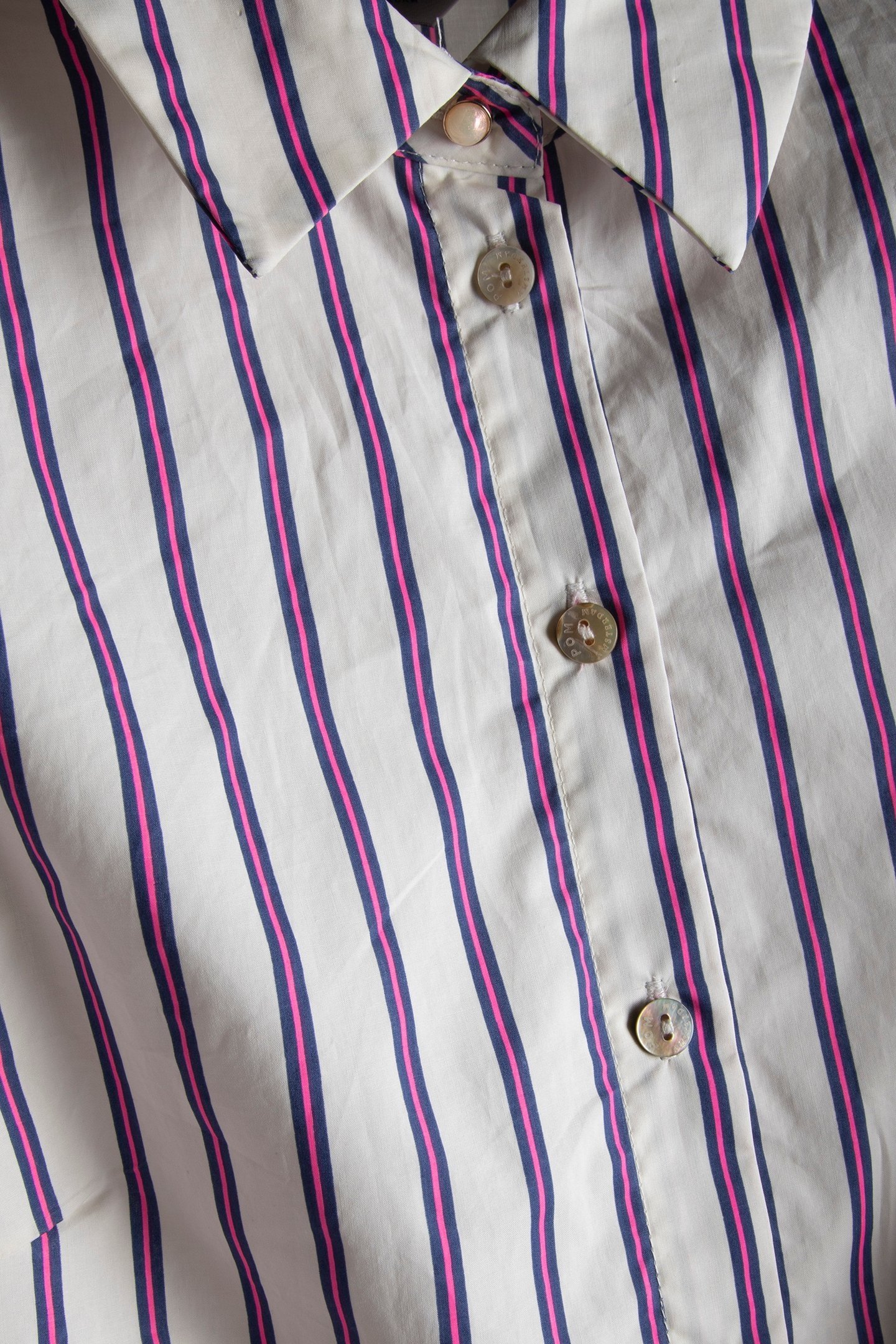 BLOUSE STRIPED POPLIN CREAM 4