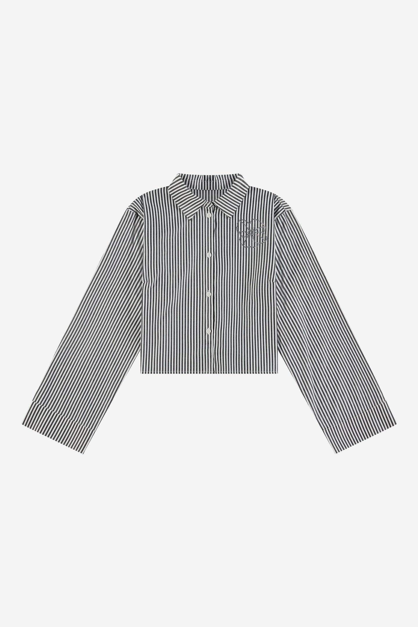 NAOMI BLOUSE BLACK/OFF WHITE 2