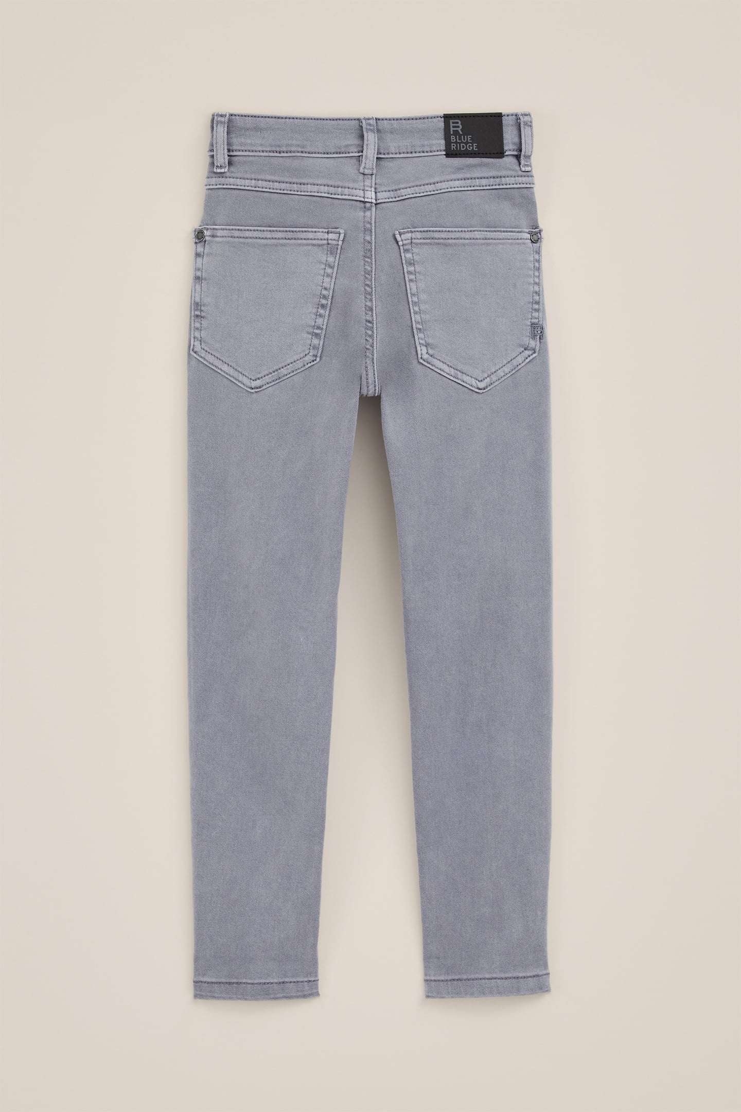 5-POCKET MID WAIST GREYISH BLUE 4