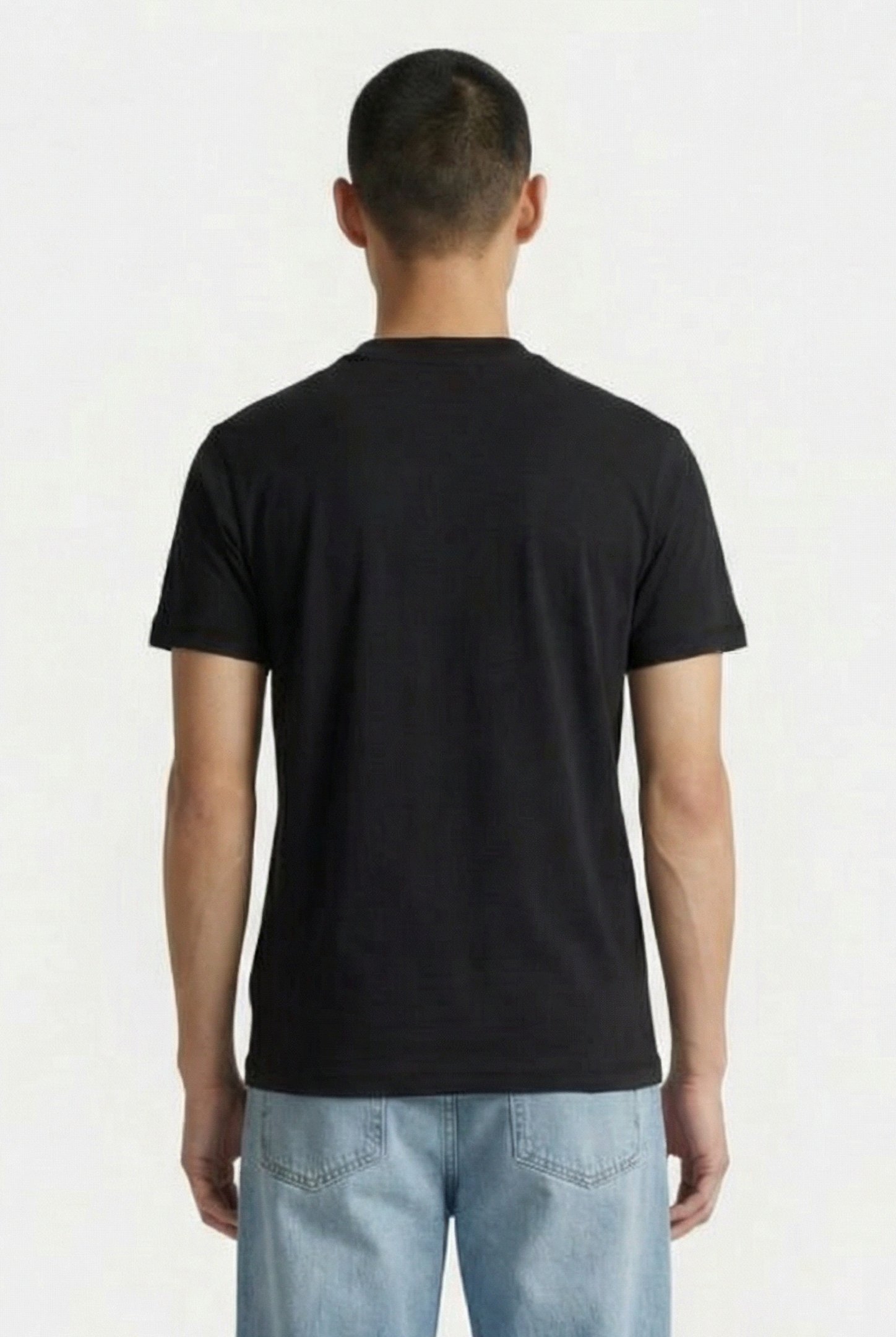 GARMENT DYE TEE CK BLACK 2