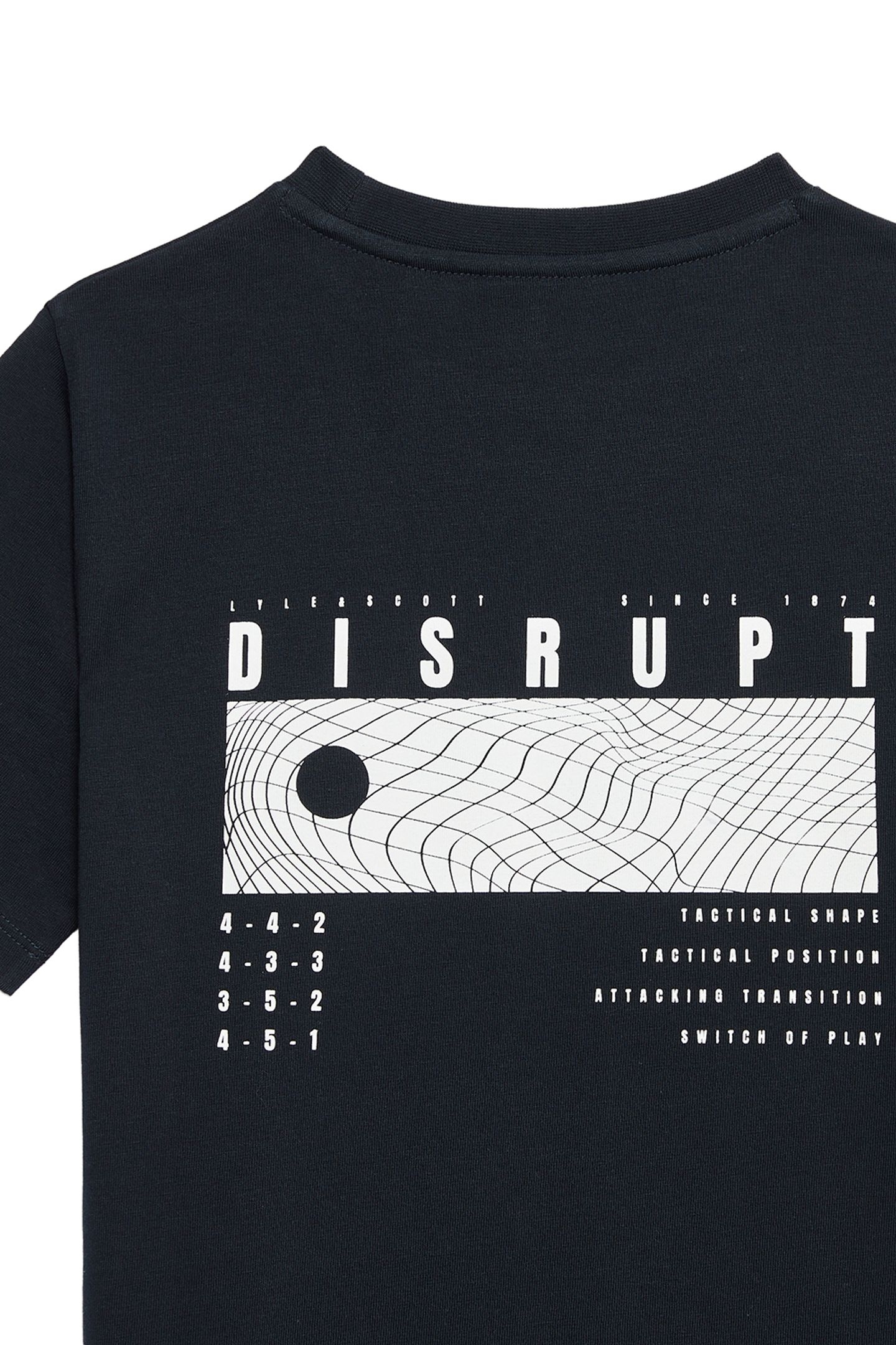 DISRUPT GRAPHIC PRINT T-SHIRT DARK NAVY 2