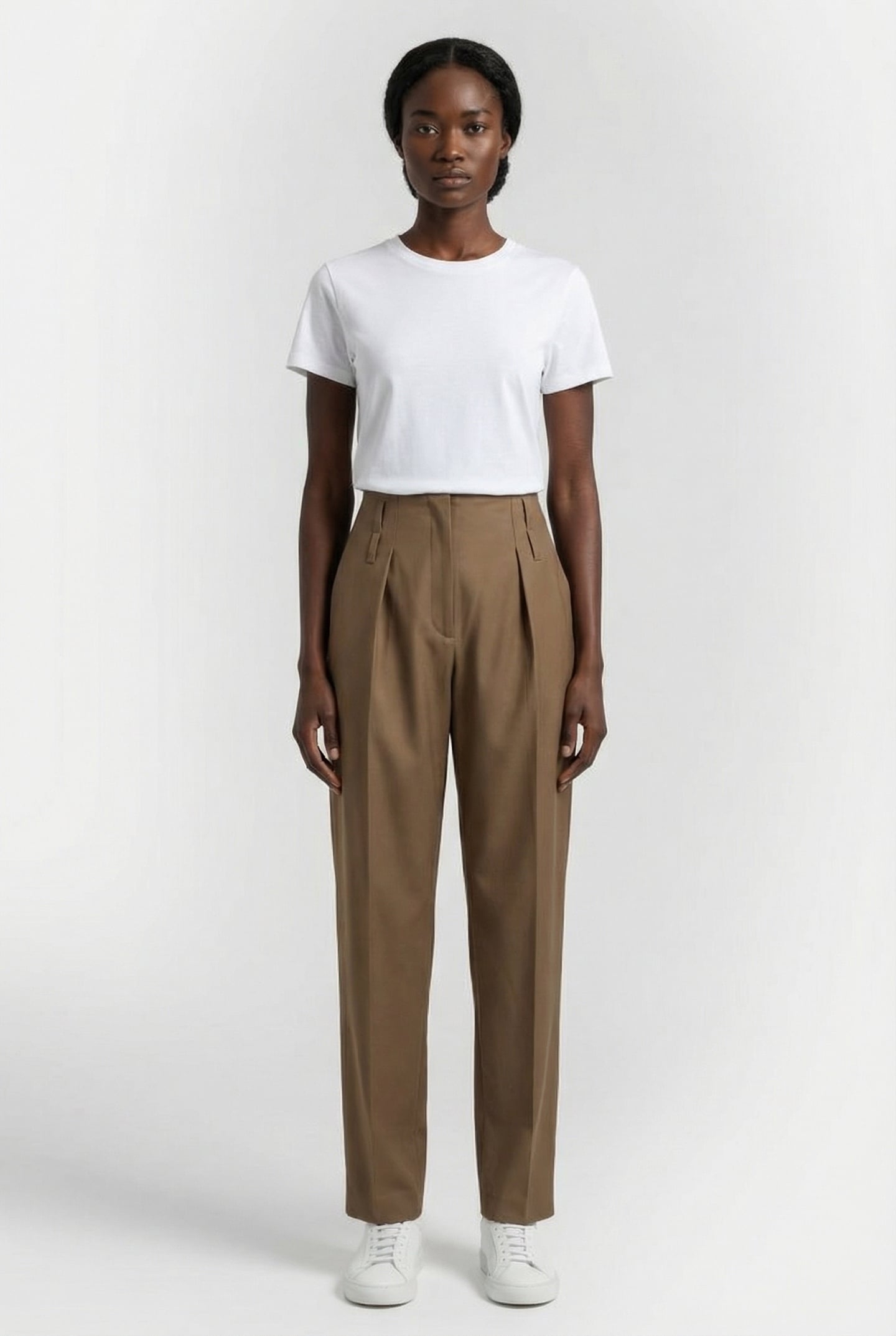 LUANIS TROUSER DARK BEIGE 1