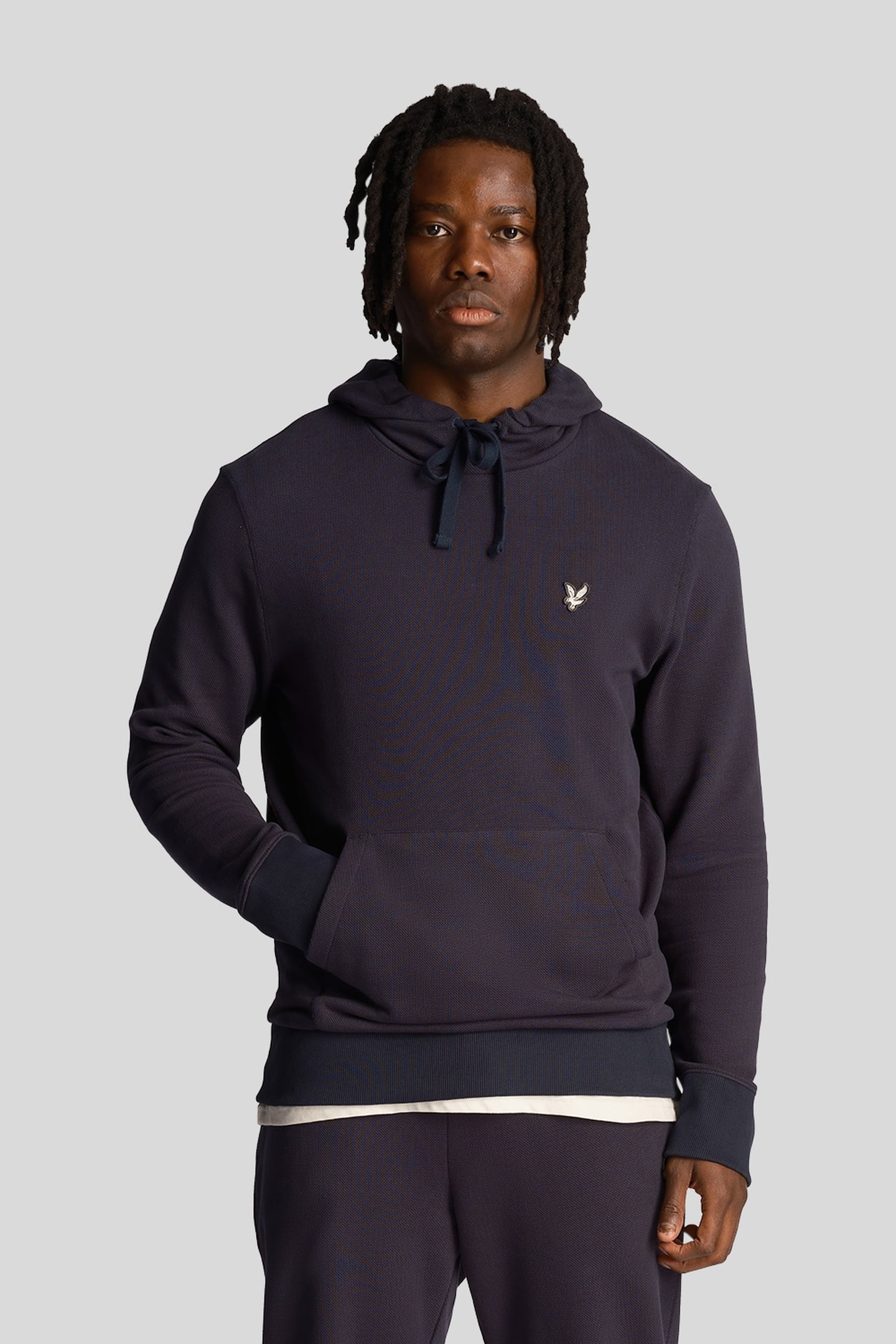 LOOPBACK UTILITY HOODIE MIDNIGHT NAVY 2