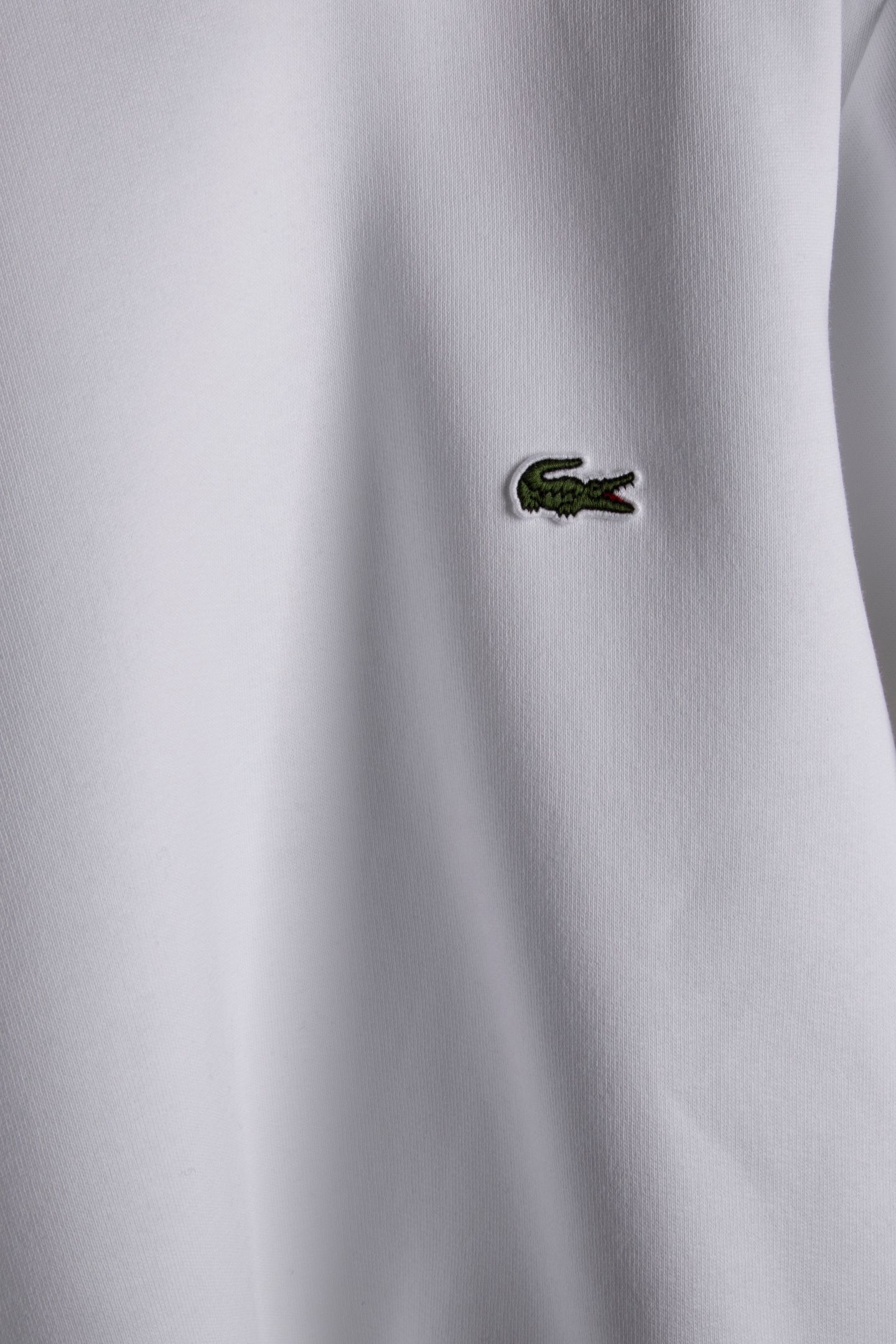 FLEECE CREW NECK SWEATSHIRT WHITE 4